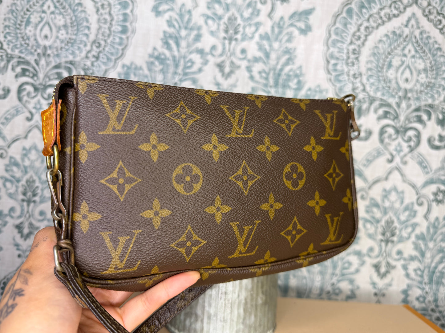 Louis Vuitton Pochette Accessories with Monogram Strap #2