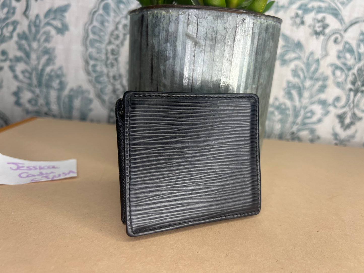 Louis Vuitton Black Epi Porte Monnaie Boite Jewelry/Coin Pouch