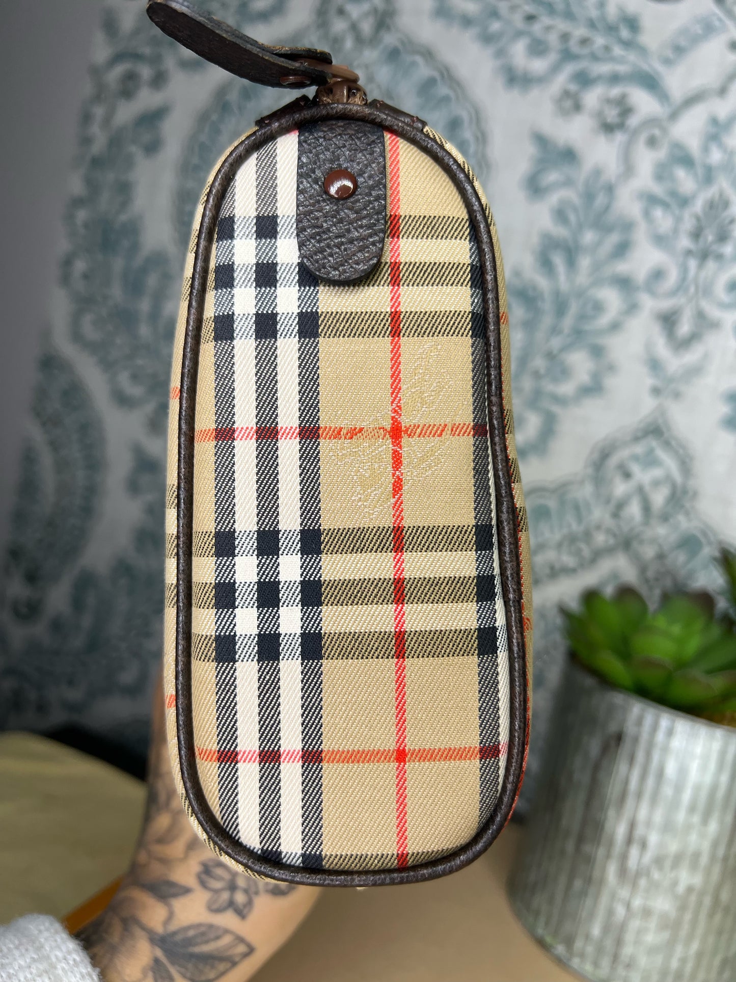Burberry Nova Check Clutch