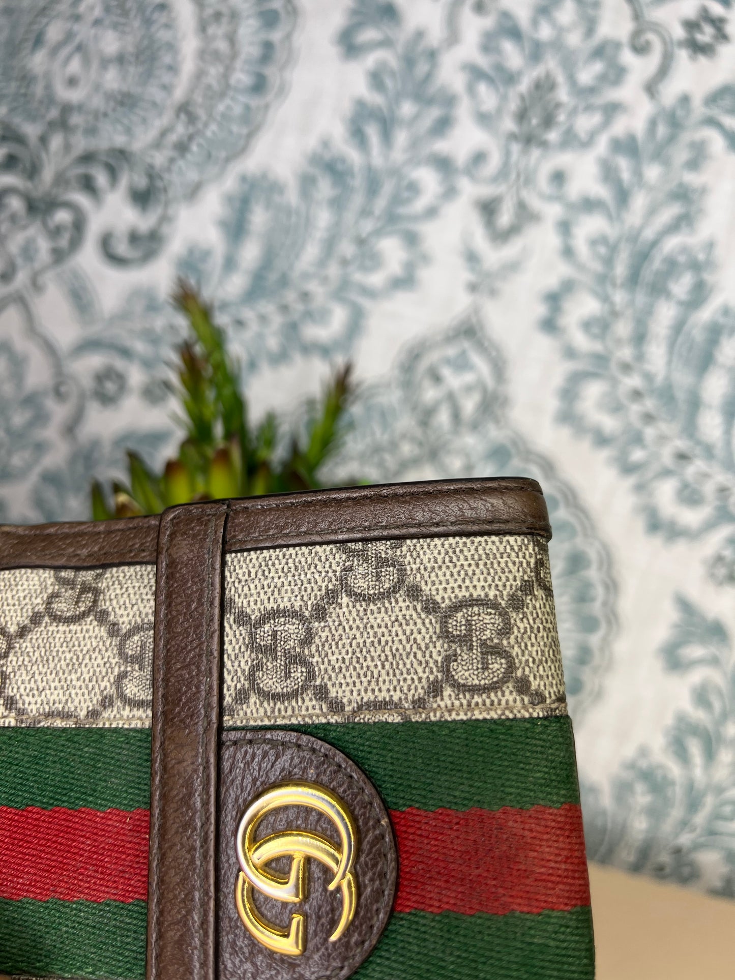 Gucci Ophidia Sherry Line Compact Wallet