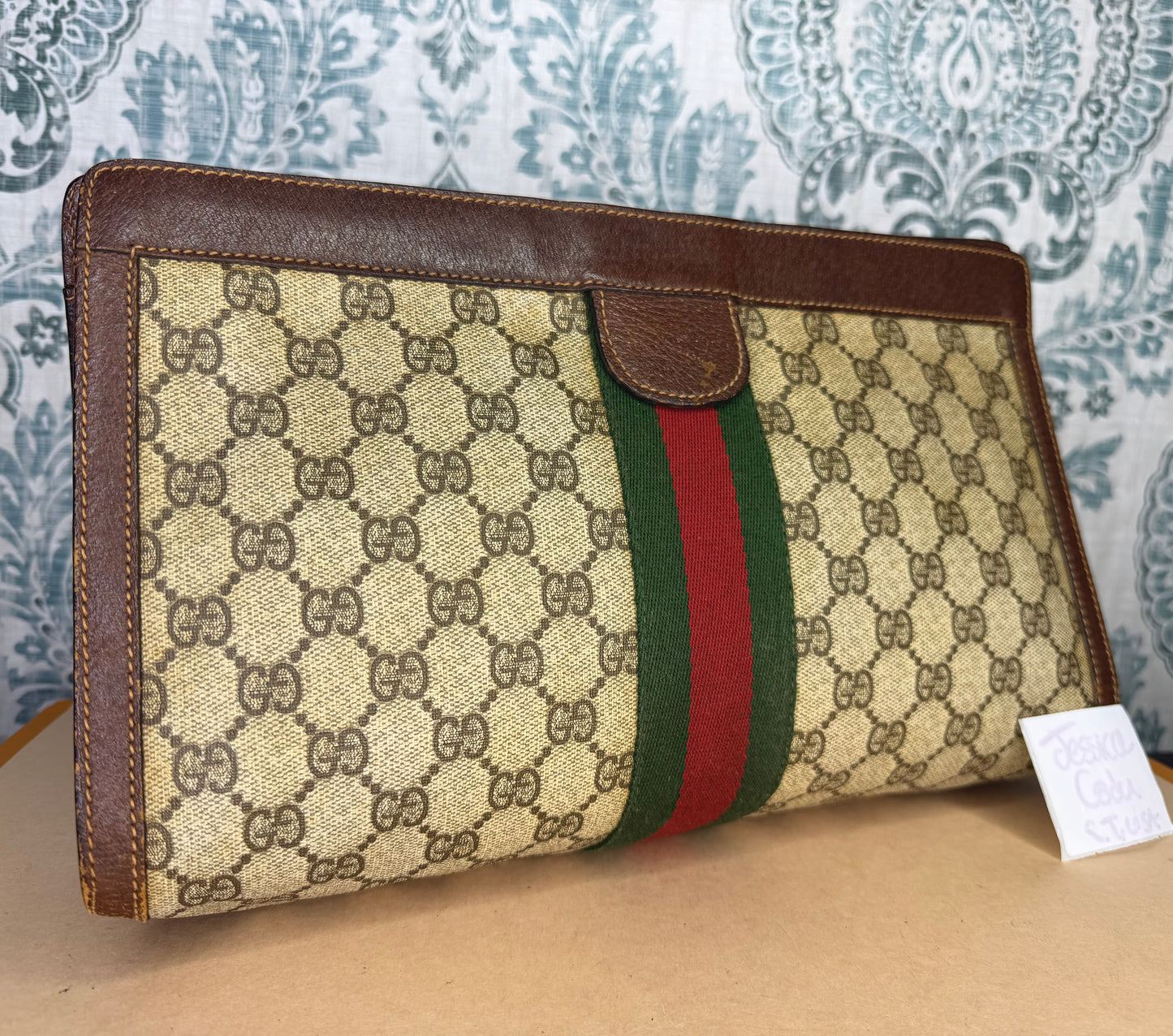 Gucci Supreme Sherry Line Clutch #1 (Parfums)