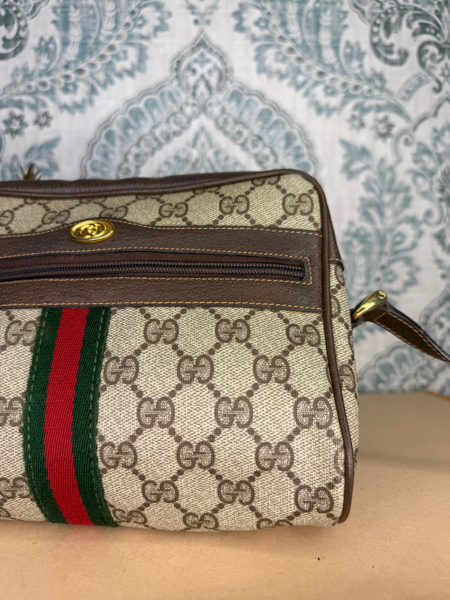 Gucci Vintage Supreme Sherry Line Purse