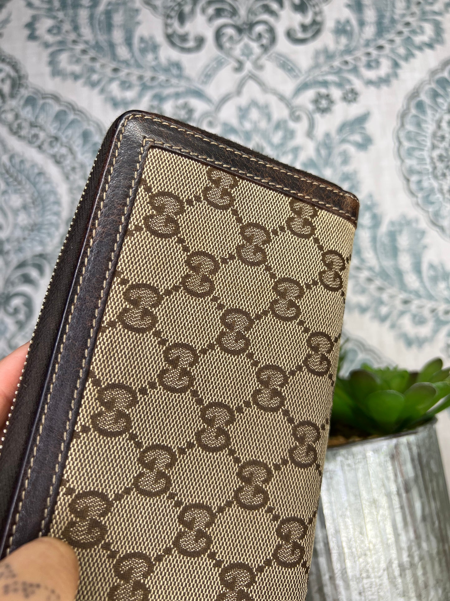 Gucci Bamboo Canvas Wallet