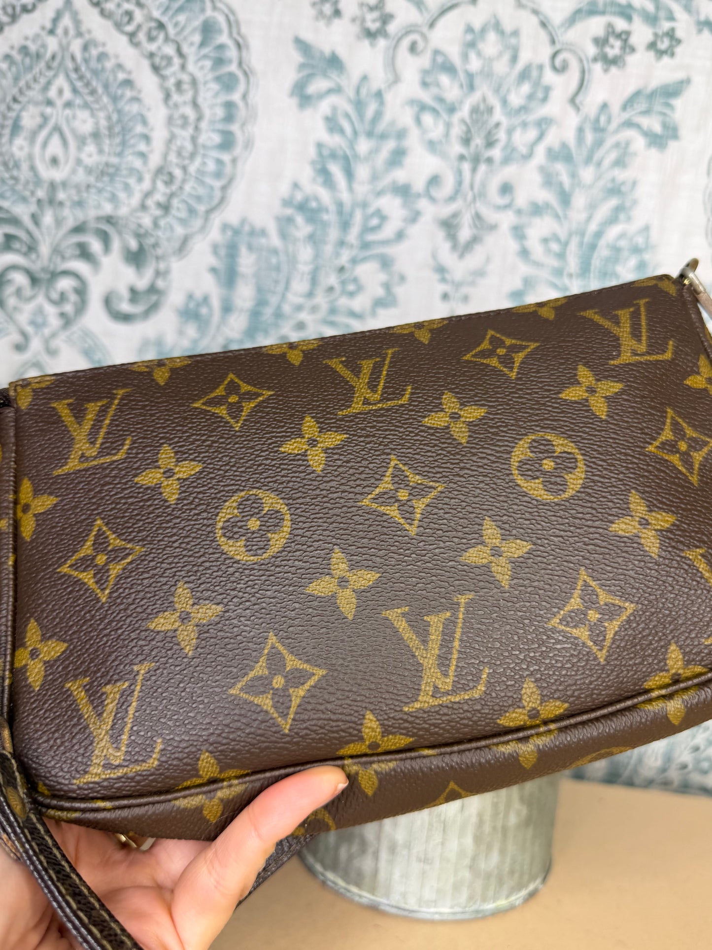 Louis Vuitton Pochette Accessories with Monogram Strap #2