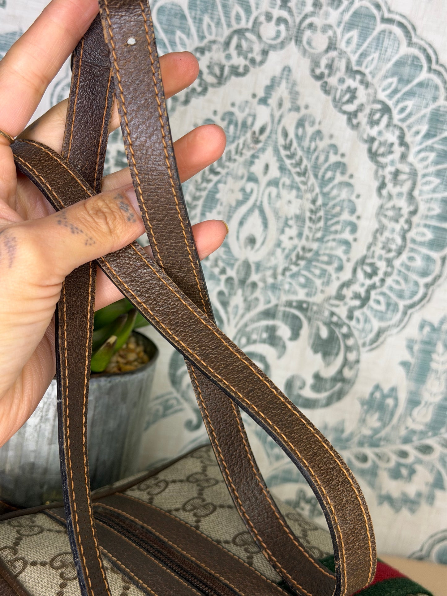 Gucci Vintage Supreme Sherry Line Purse