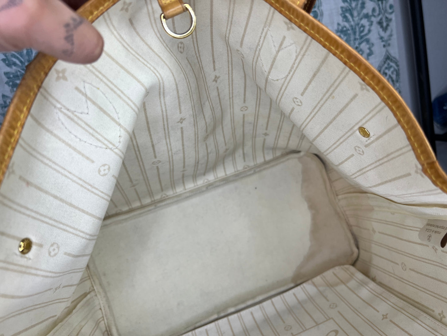 Louis Vuitton Neverfull MM Damier Azur