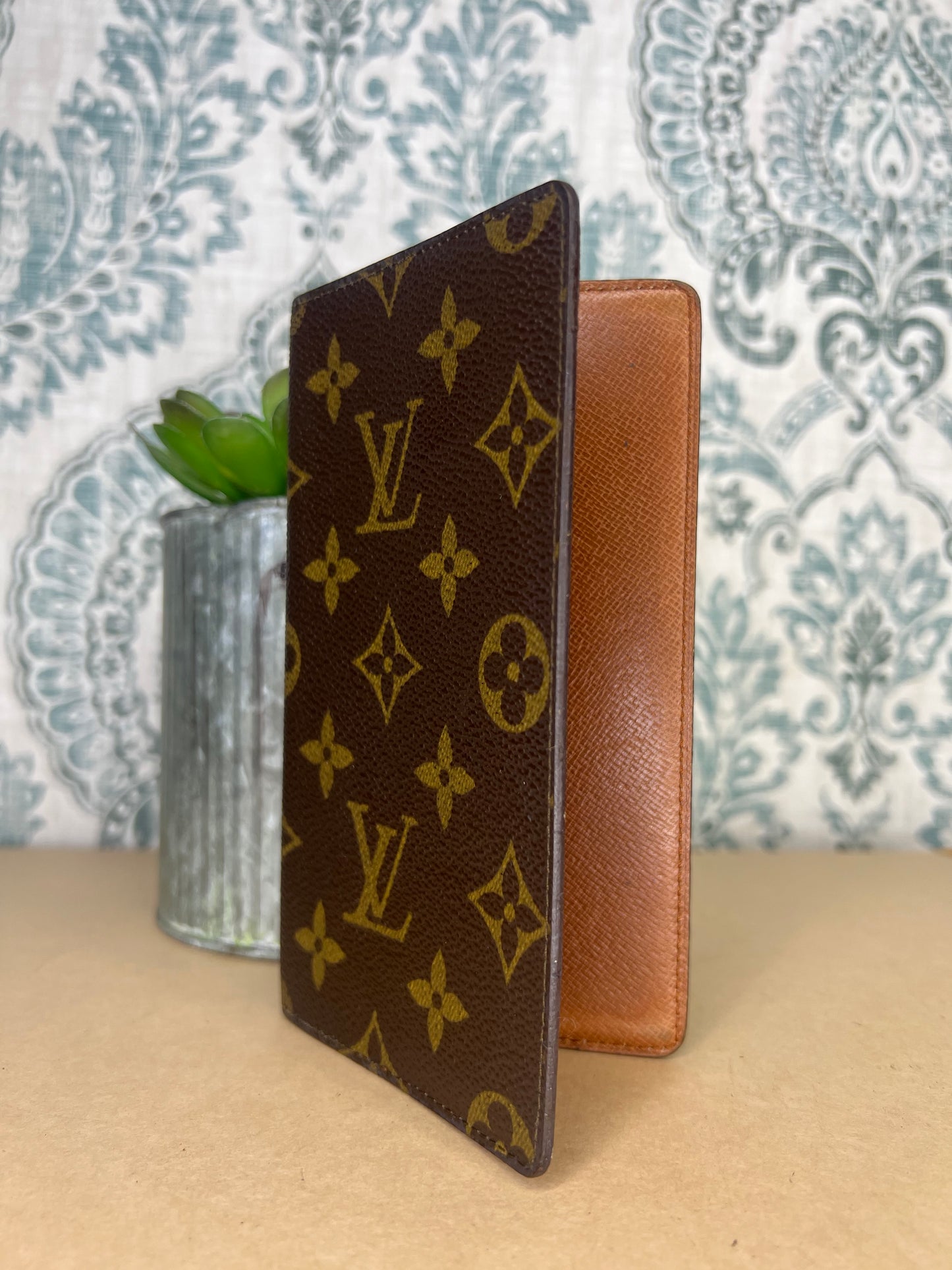 Louis Vuitton Monogram Vertical Checkbook Holder