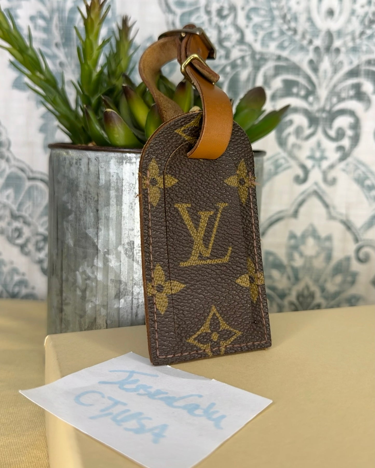 Louis Vuitton French Company Luggage Tag