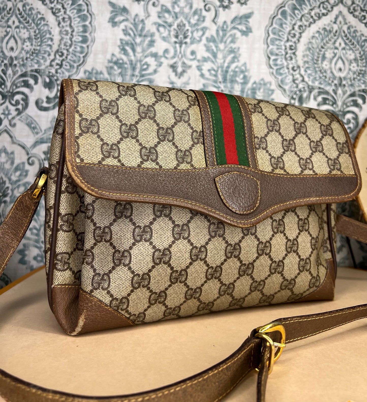 Gucci Supreme Sherry Line Vintage Purse