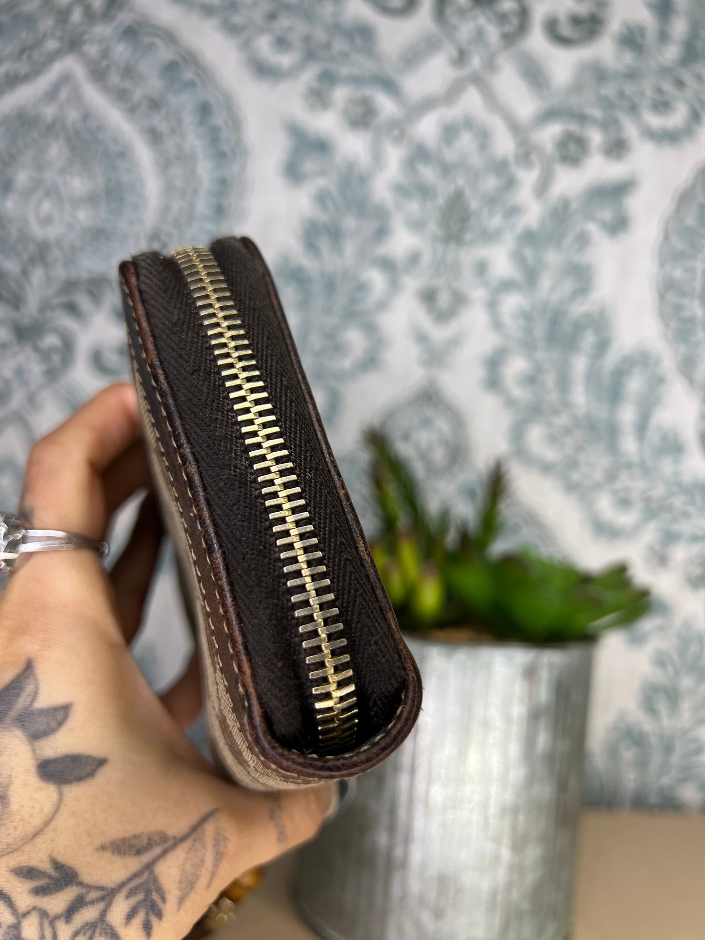 Gucci Bamboo Canvas Wallet