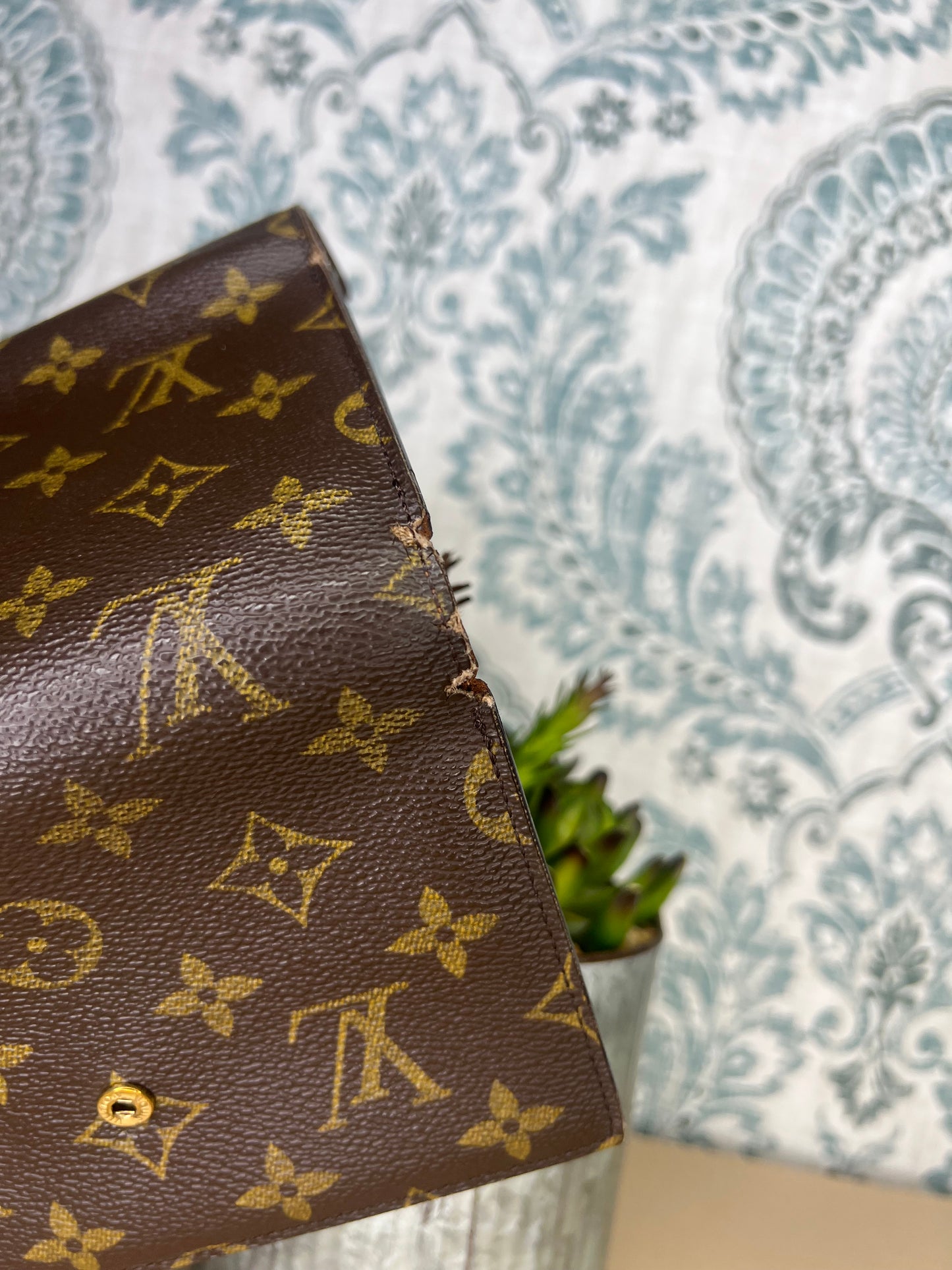 Louis Vuitton Monogram Passport Trifold Wallet #3