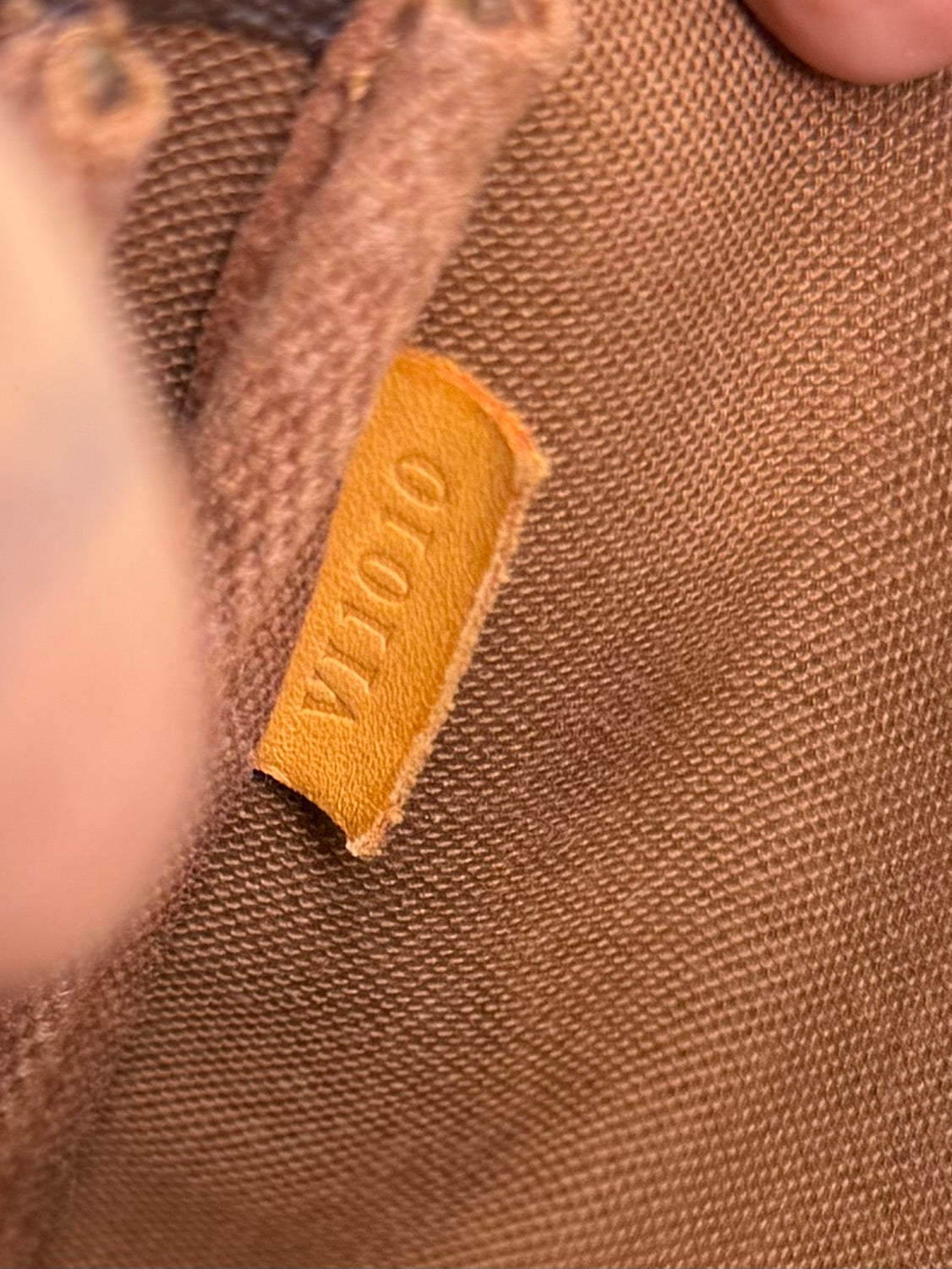 Louis Vuitton Pochette Accessories with Monogram Strap