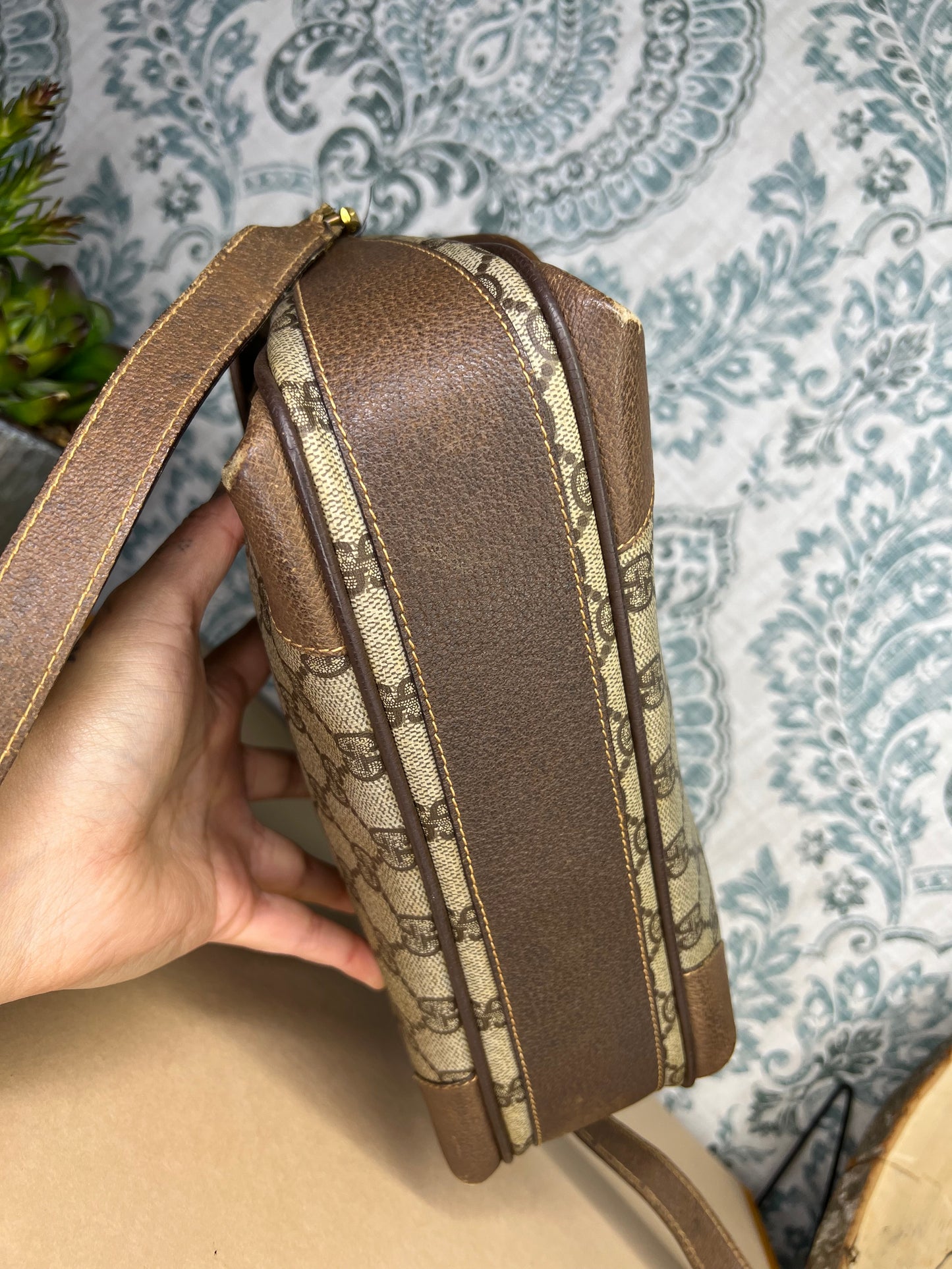 Gucci Supreme Sherry Line Vintage Purse