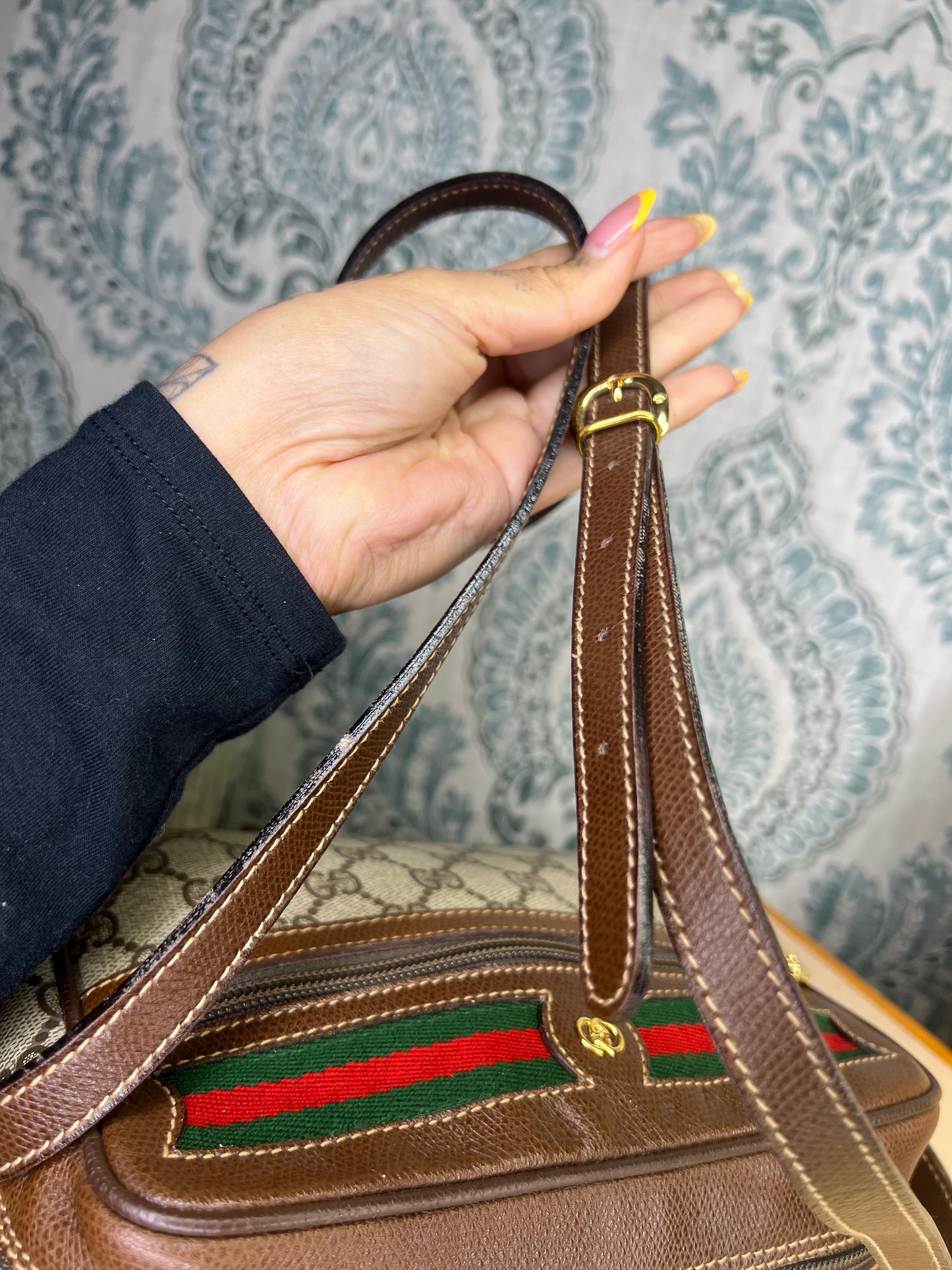 GG Vintage Supreme Sherry Line Crossbody