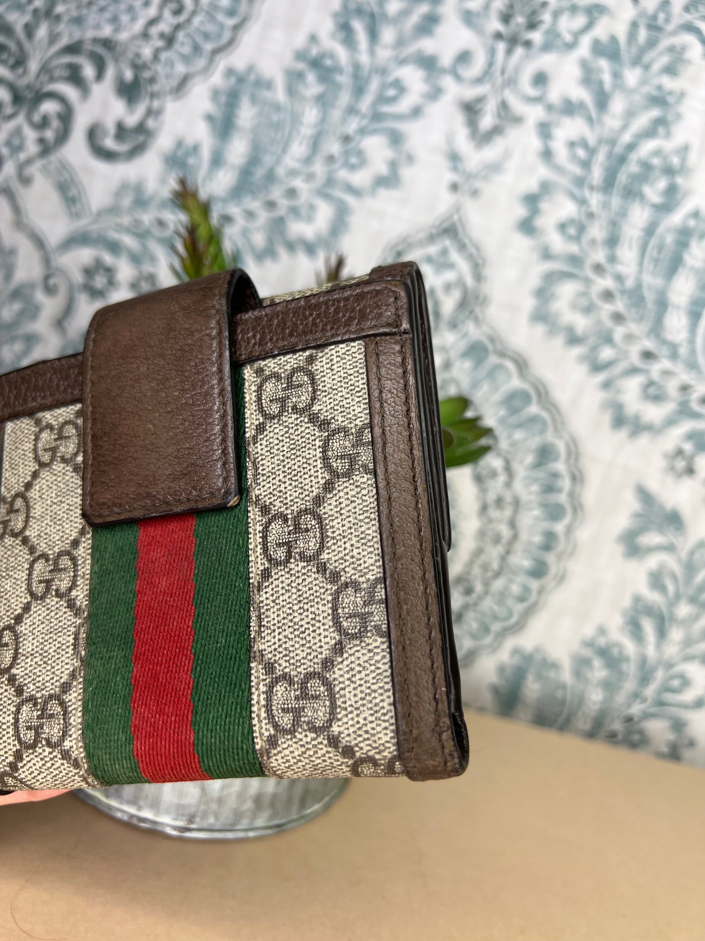 Gucci Ophidia Sherry Line Compact Wallet