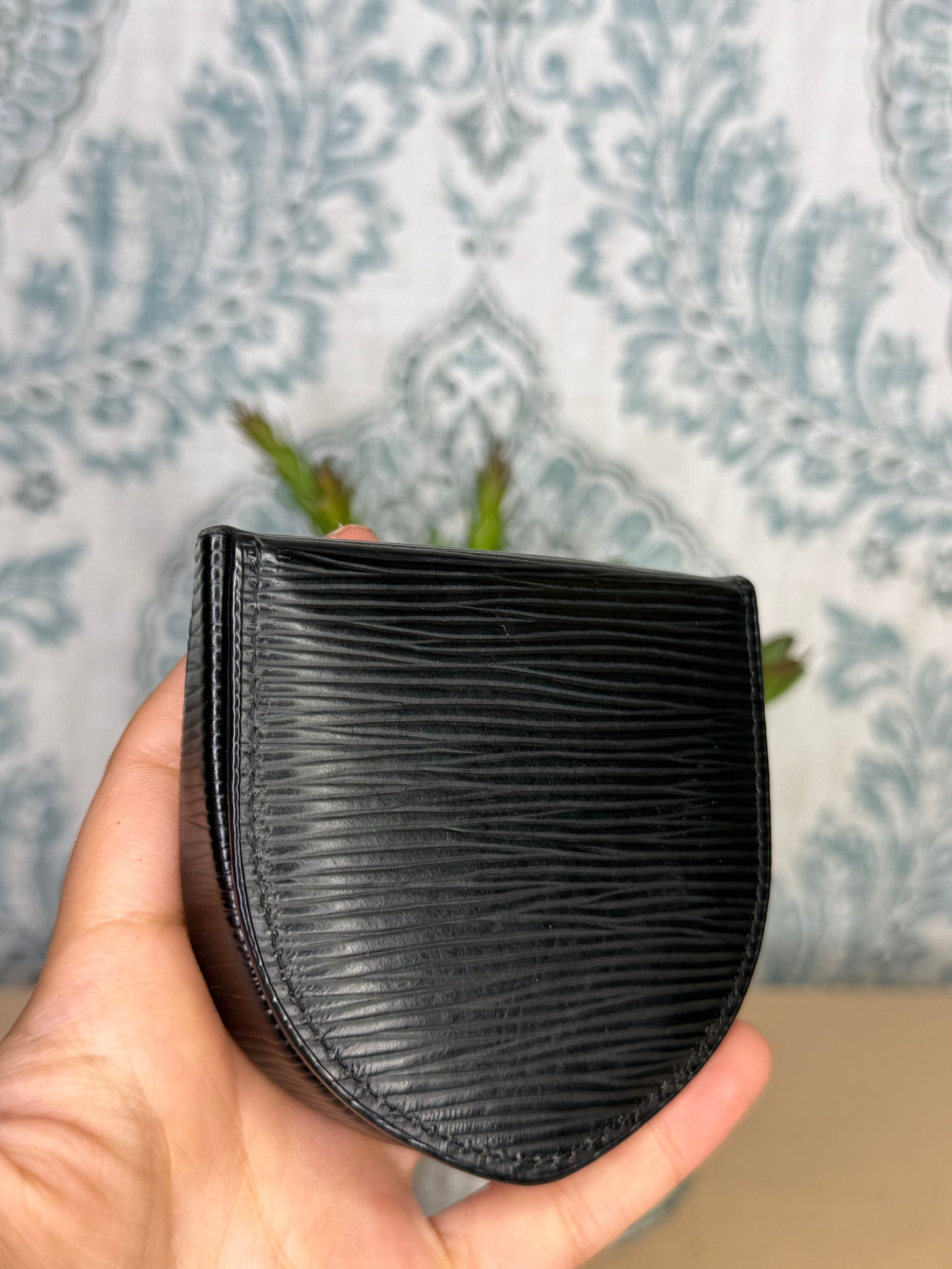 Louis Vuitton Epi Coin Purse Black