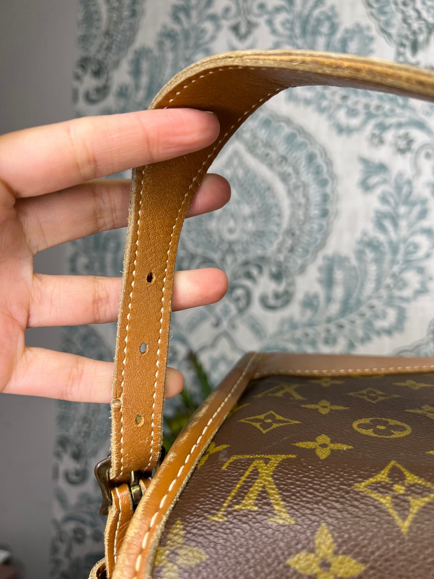 Louis Vuitton French Company Vintage Train Case / Cosmetic Case