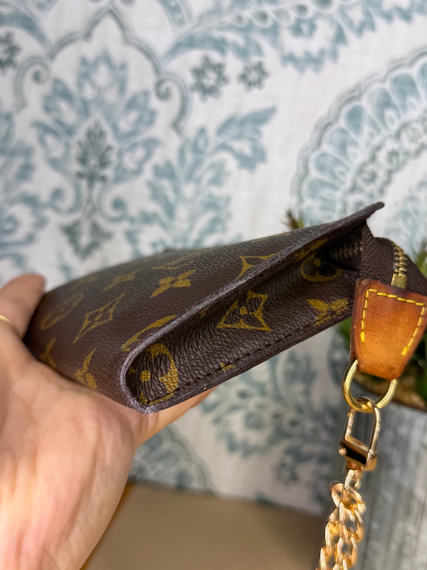 Louis Vuitton Monogram Bucket PM Pochette #4J