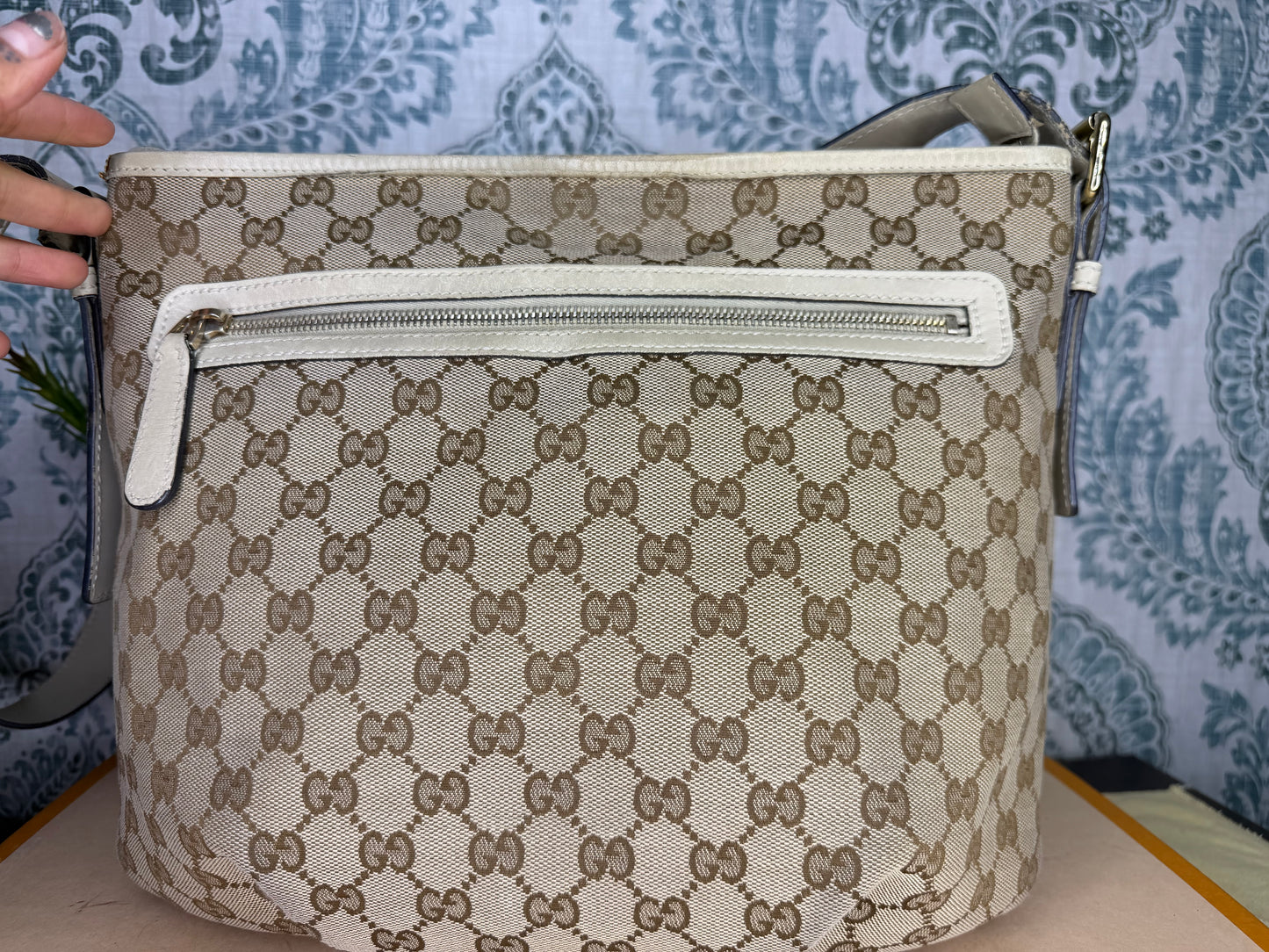 Gucci Canvas GG Beige Crossbody