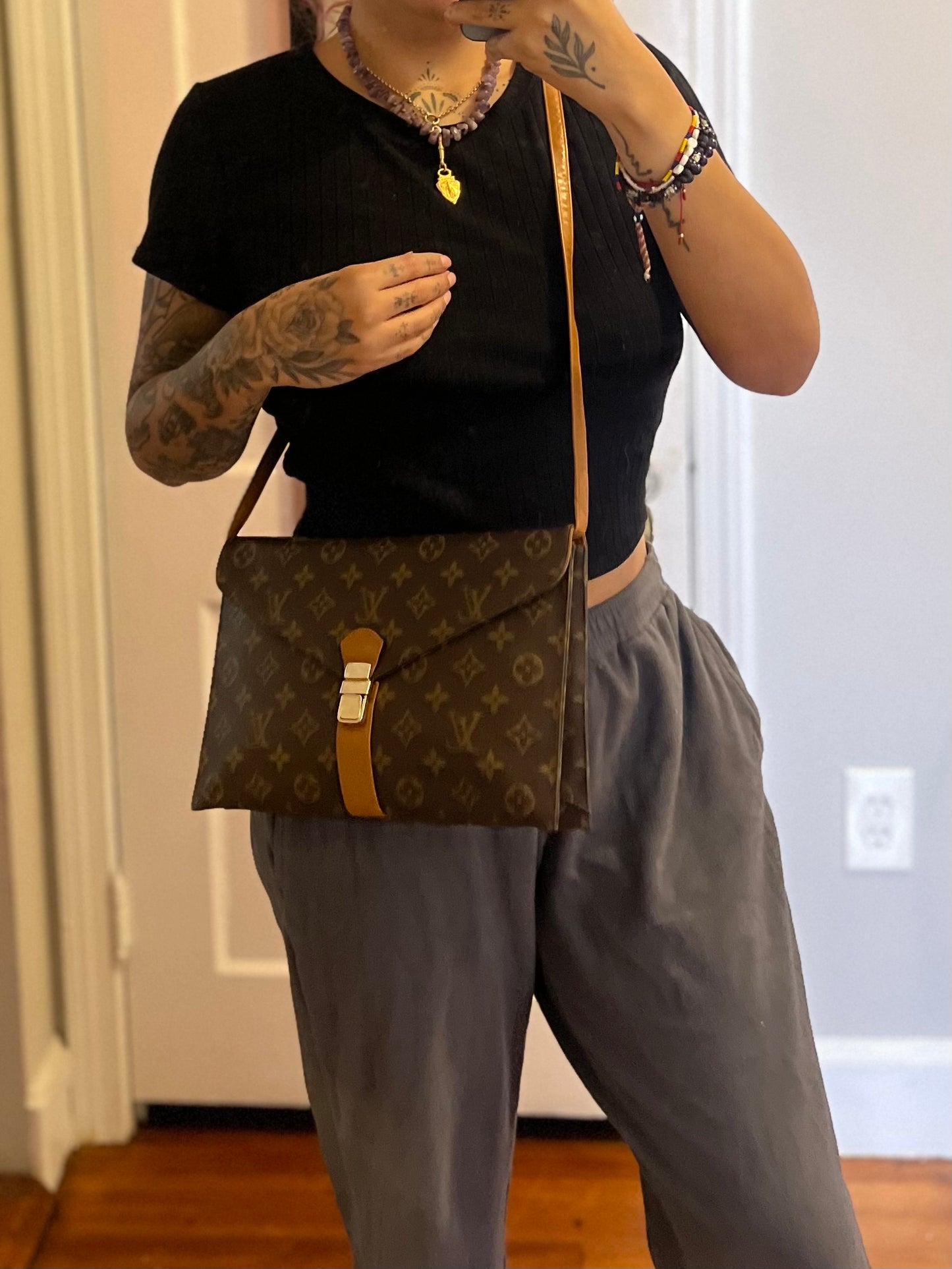 Louis Vuitton French Company Shoulder Bag