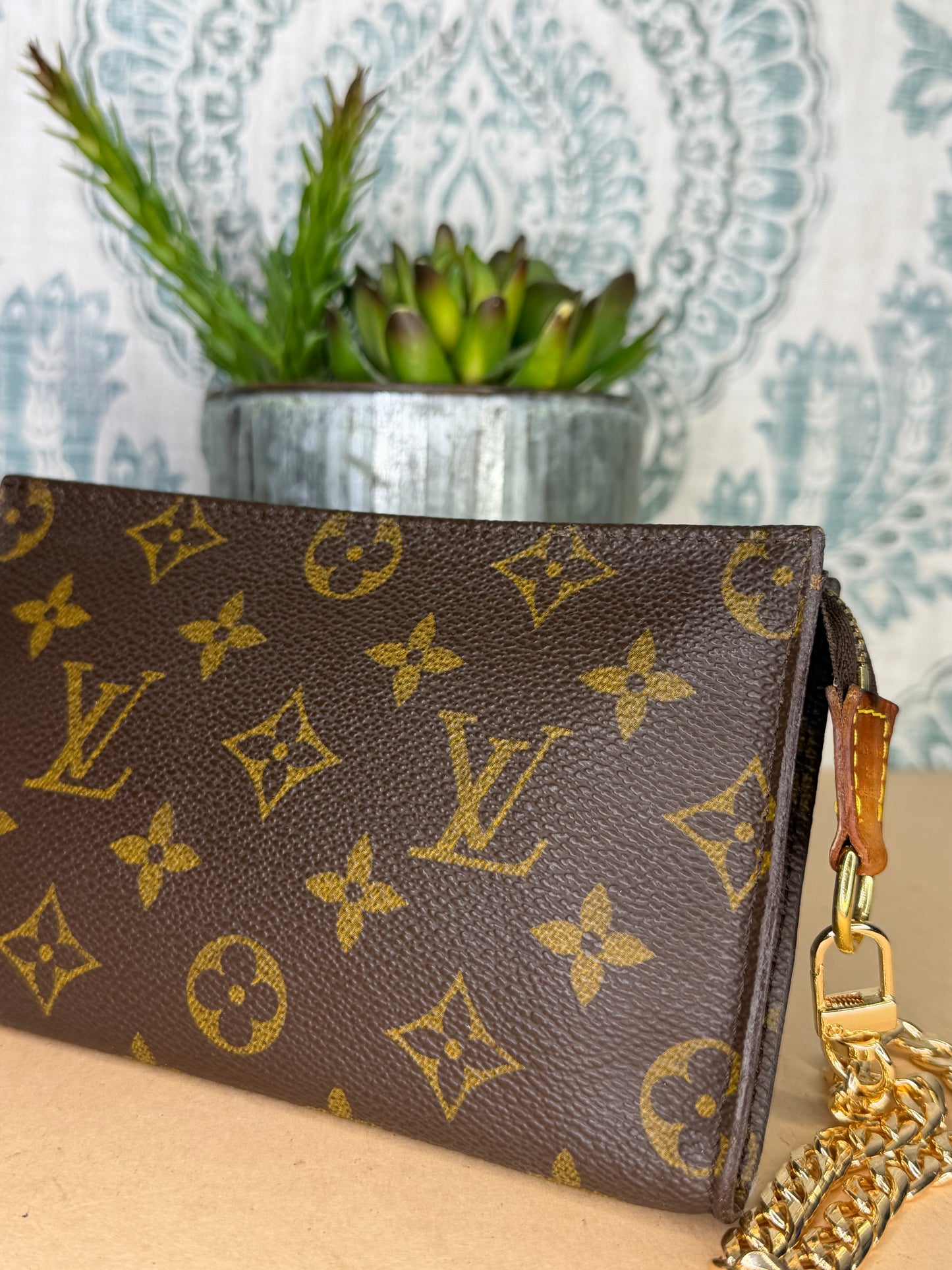 Louis Vuitton Monogram Bucket PM Pochette #4J