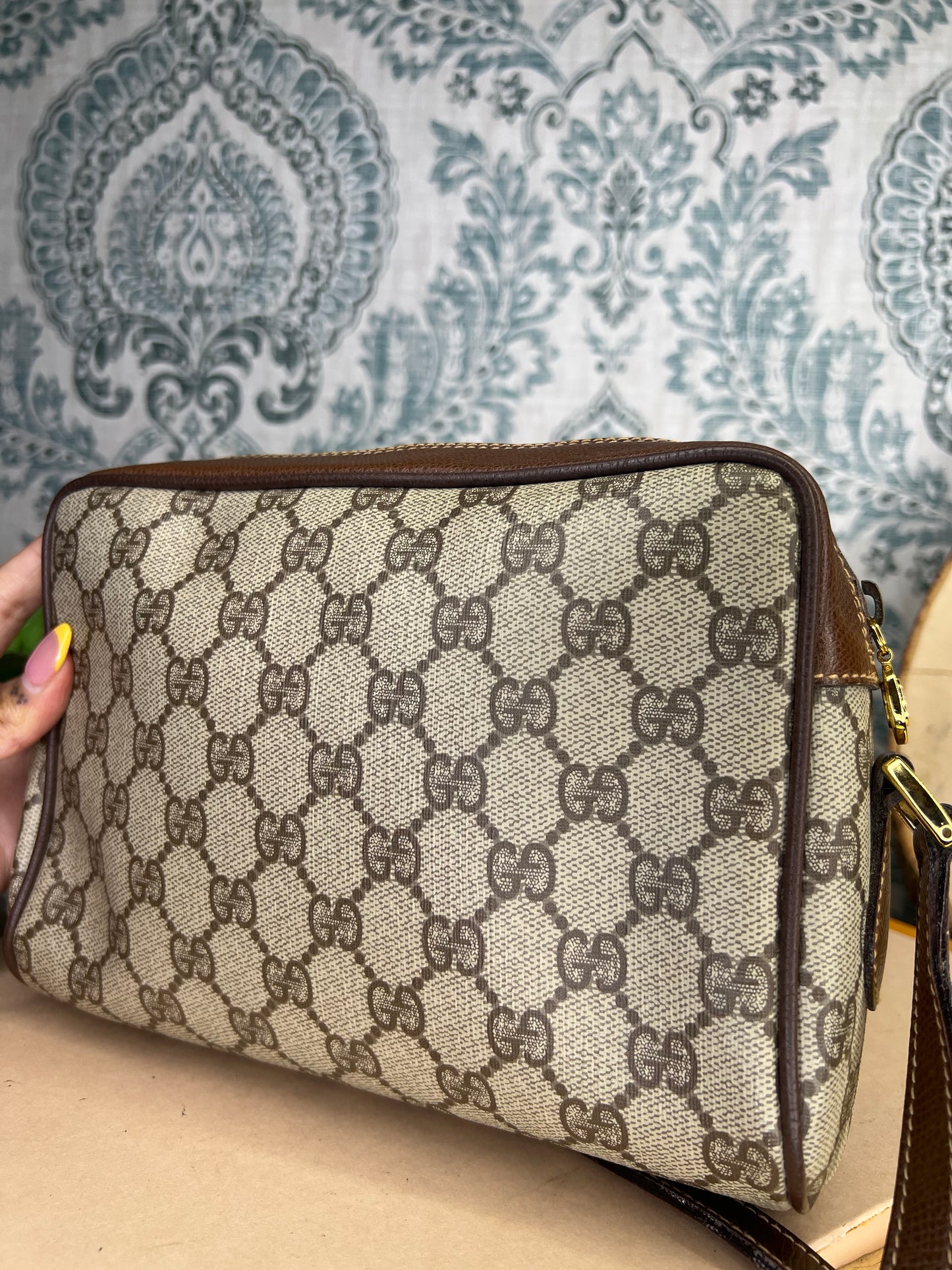 GG Vintage Supreme Sherry Line Crossbody