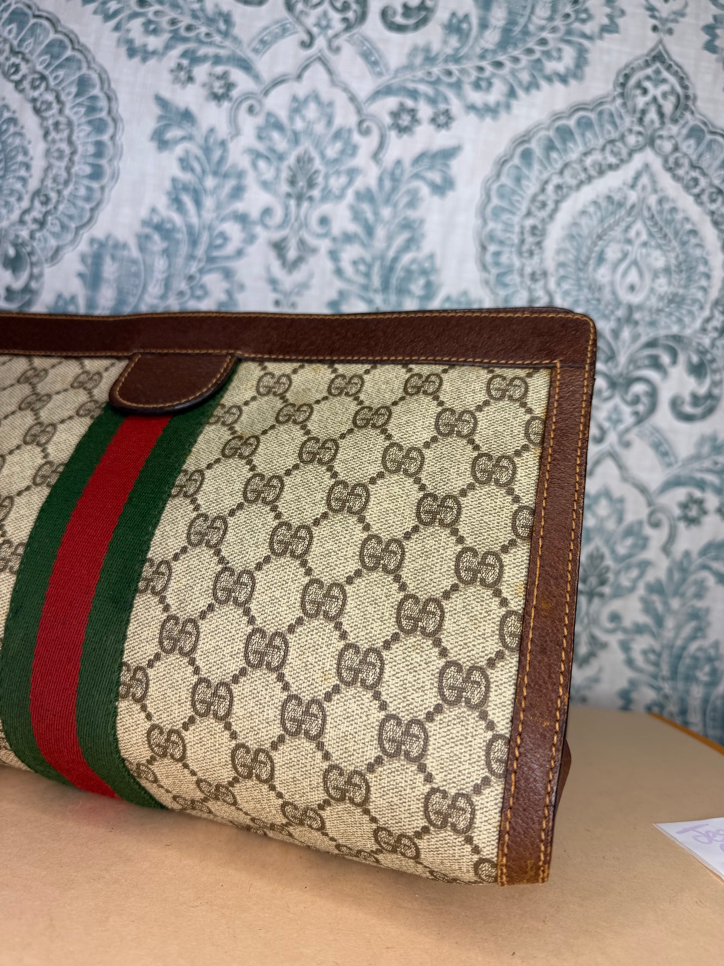 Gucci Supreme Sherry Line Clutch #1 (Parfums)