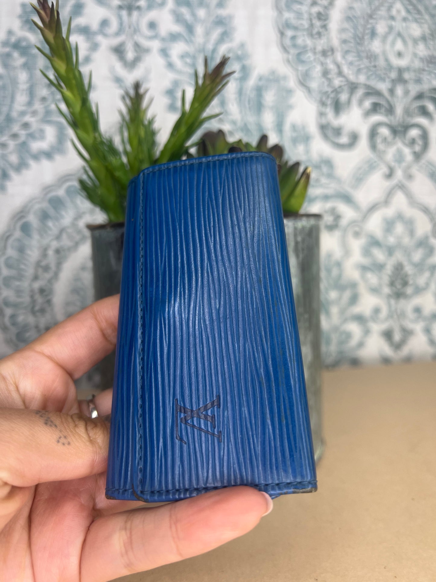 Louis Vuitton Epi Blue Key Holder #1