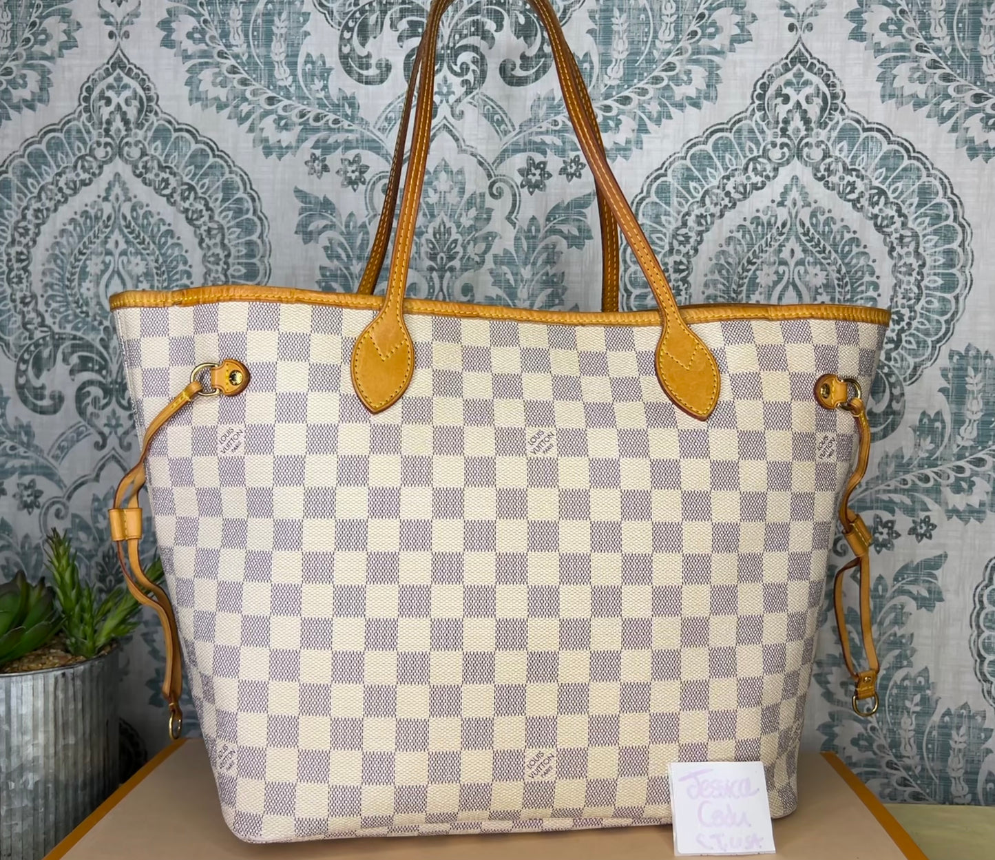 Louis Vuitton Neverfull MM Damier Azur