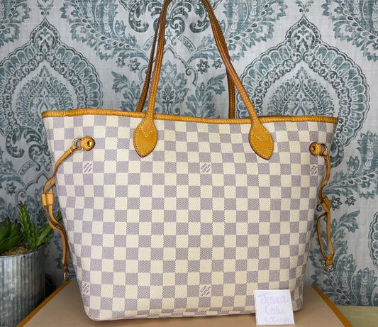 Louis Vuitton Neverfull MM Damier Azur