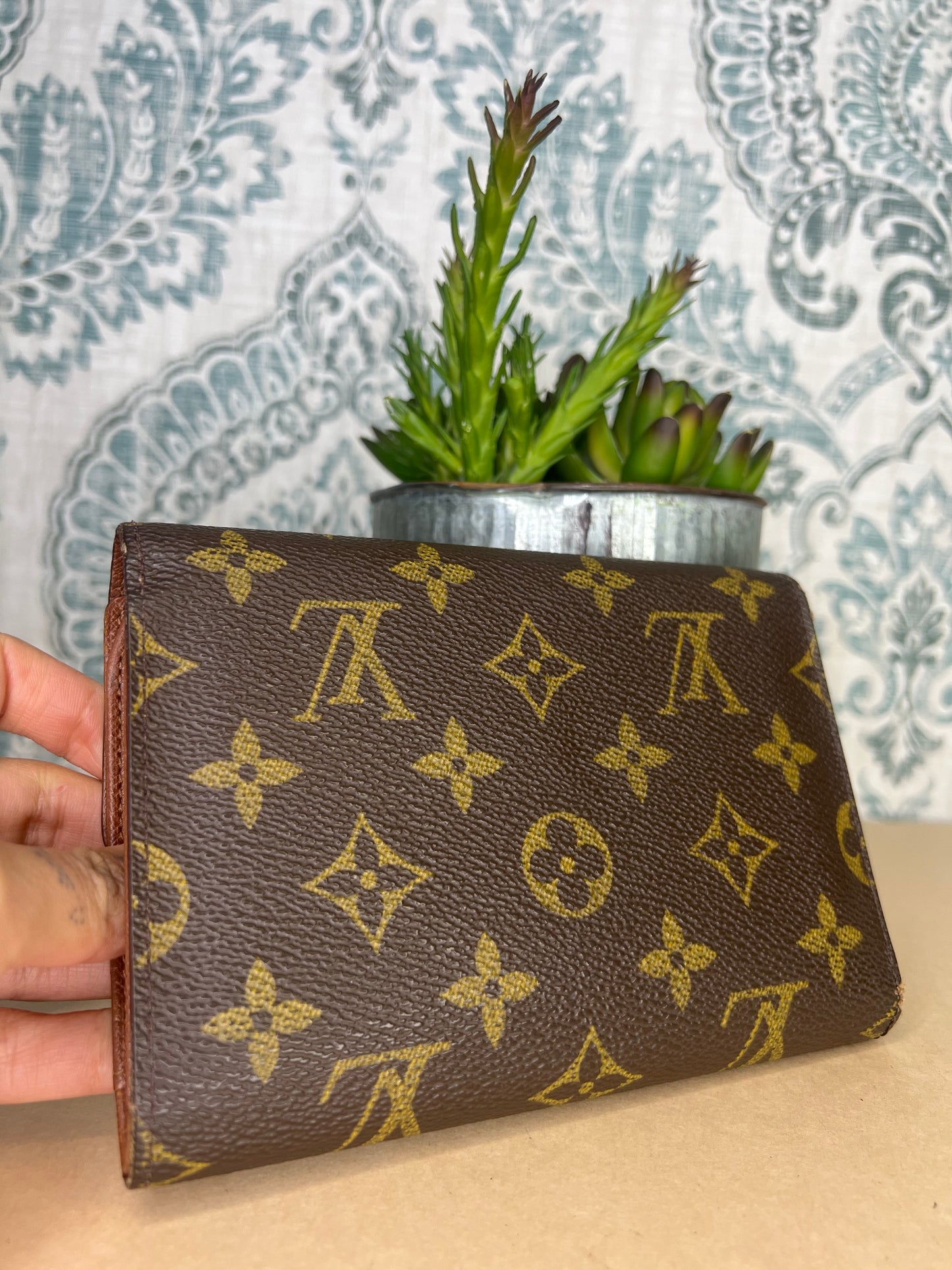 Louis Vuitton Monogram Passport Trifold Wallet #4