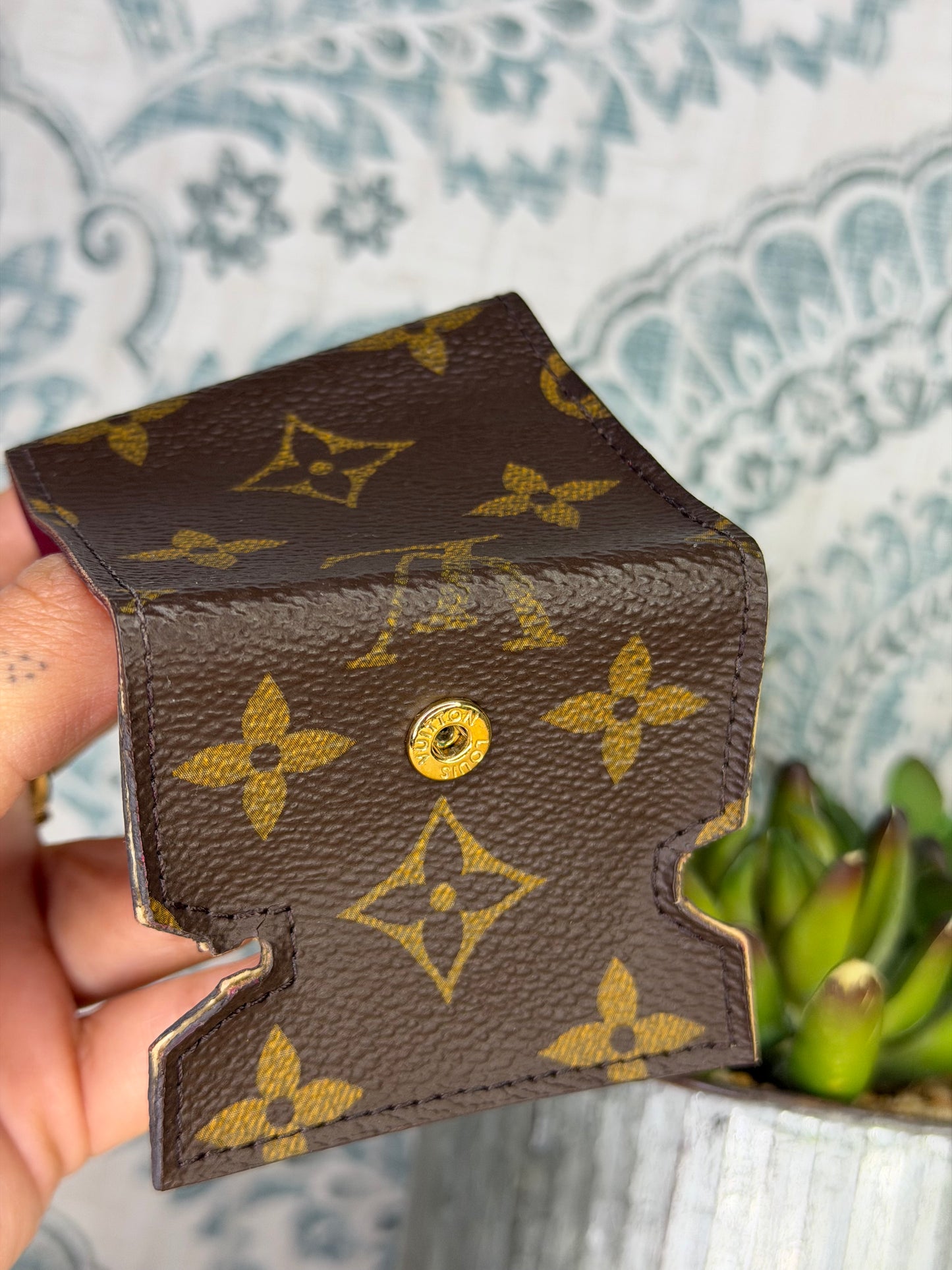 Louis Vuitton Wired Earphone Case Fuschia