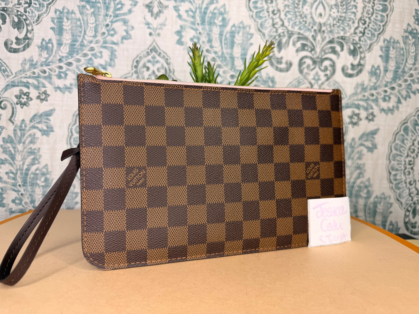 Louis Vuitton Neverfull Pouch Damier Ebene