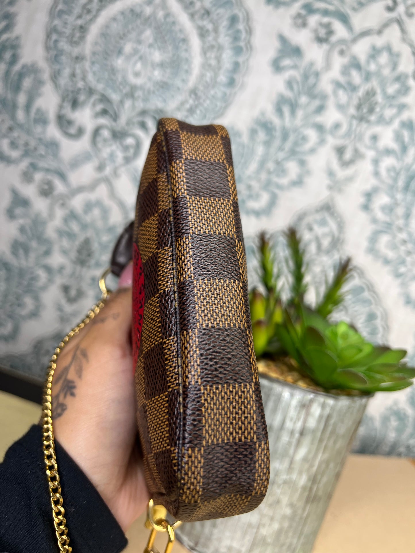 Louis Vuitton Damier Ebene Trunks & Bags Mini Pochette