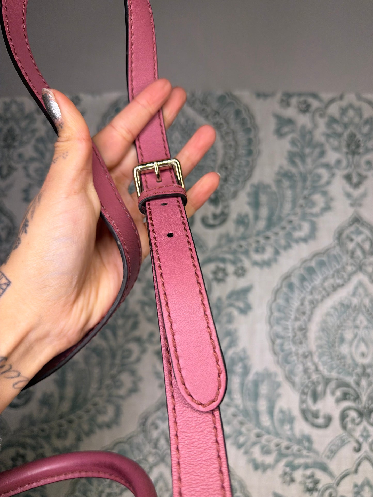 Gucci Pink Micro Guccissima Medium Sukey