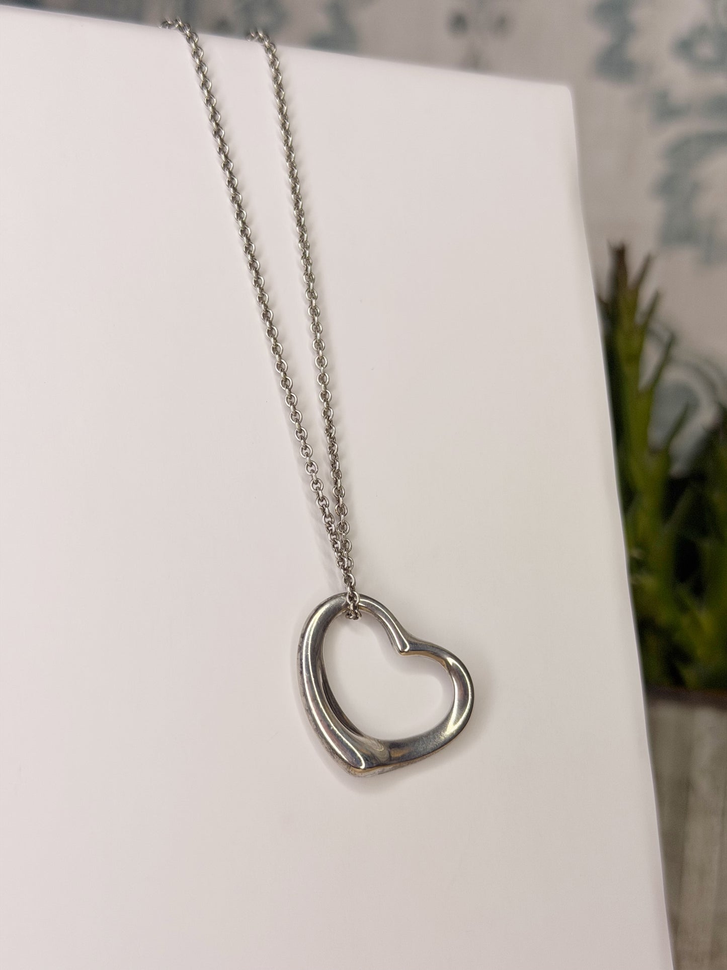 Tiffany & Co. Open Heart 22mm Necklace