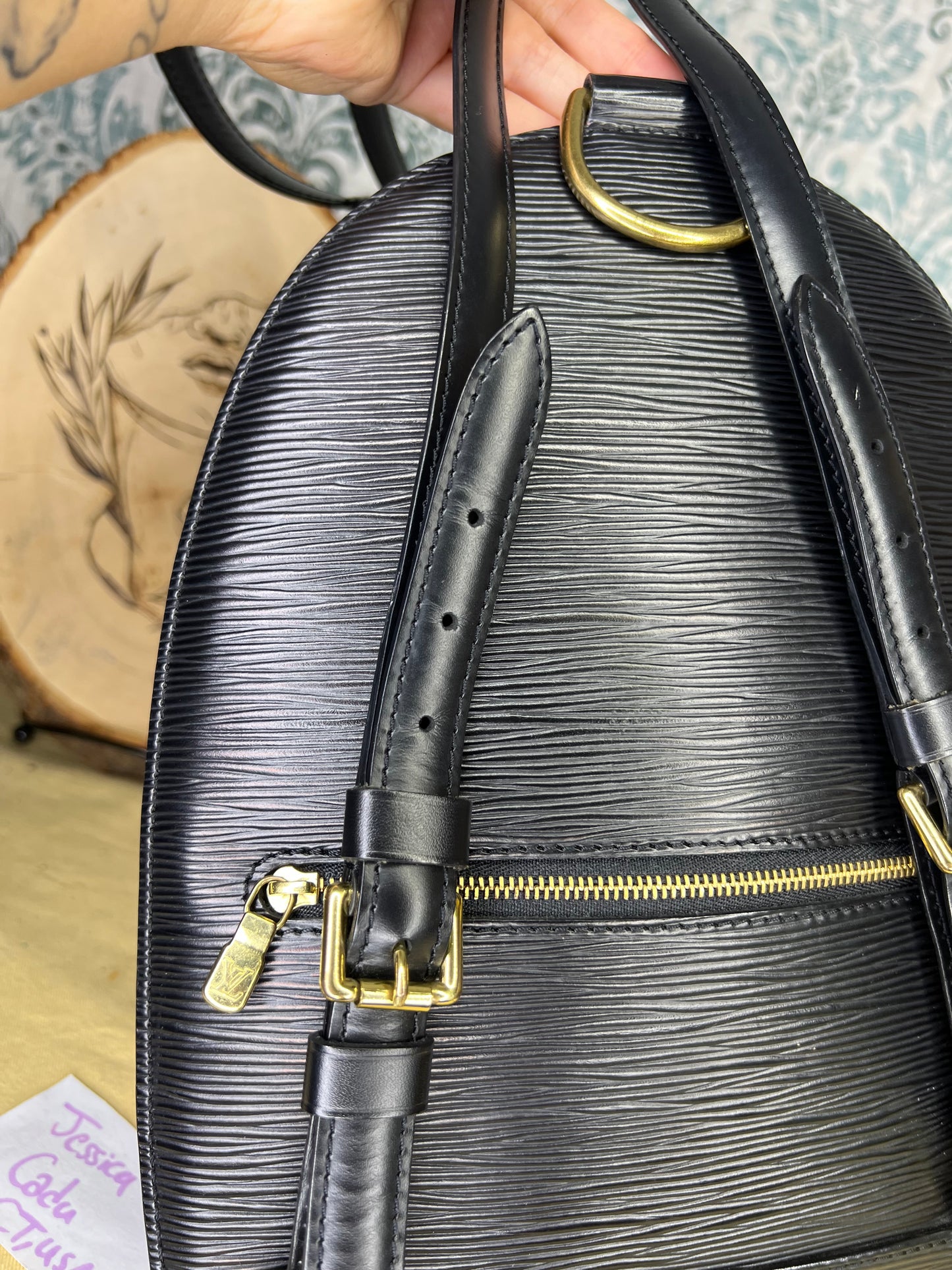 Louis Vuitton Epi Black Mabillon