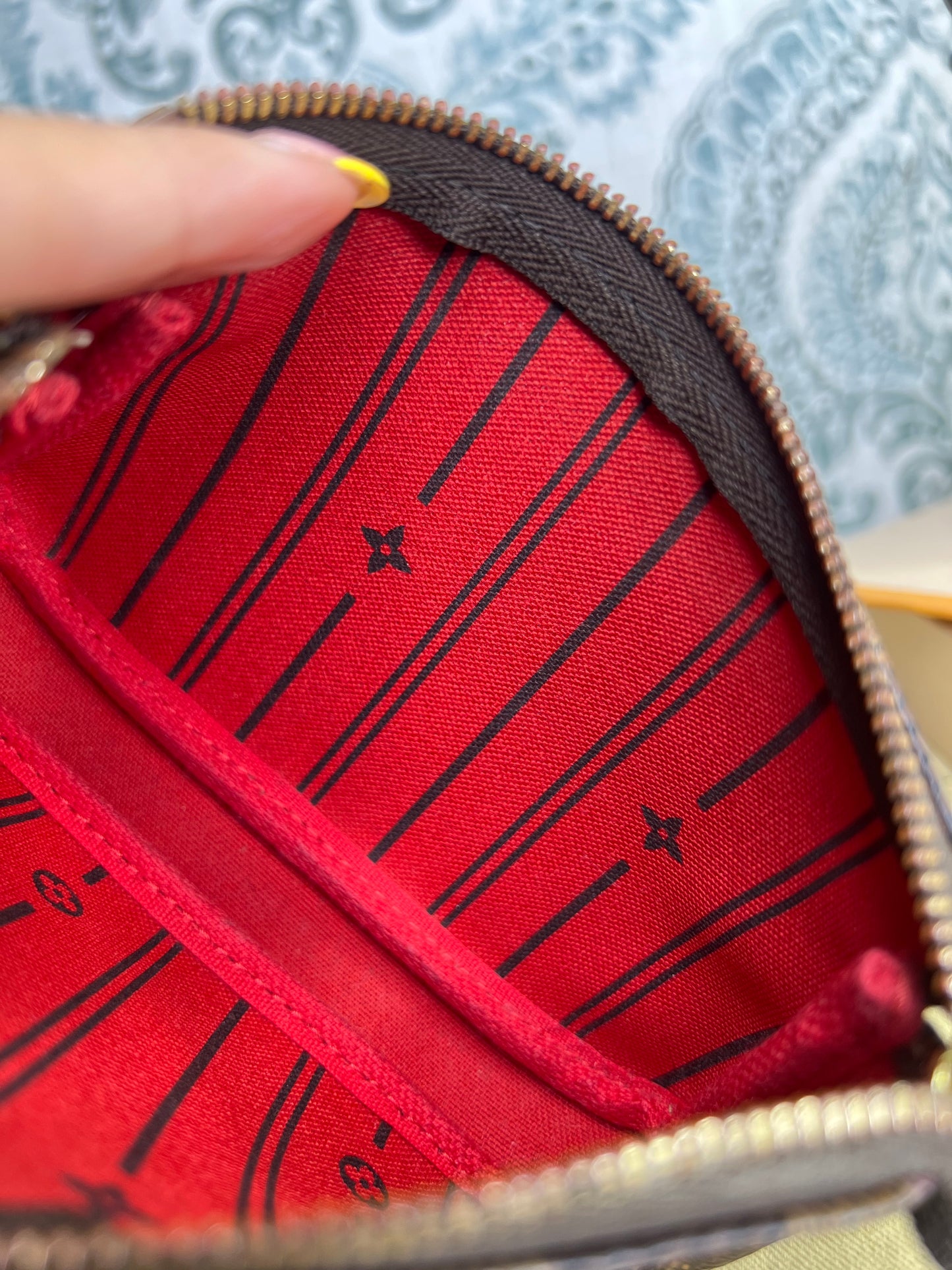 Louis Vuitton Damier Ebene Trunks & Bags Mini Pochette