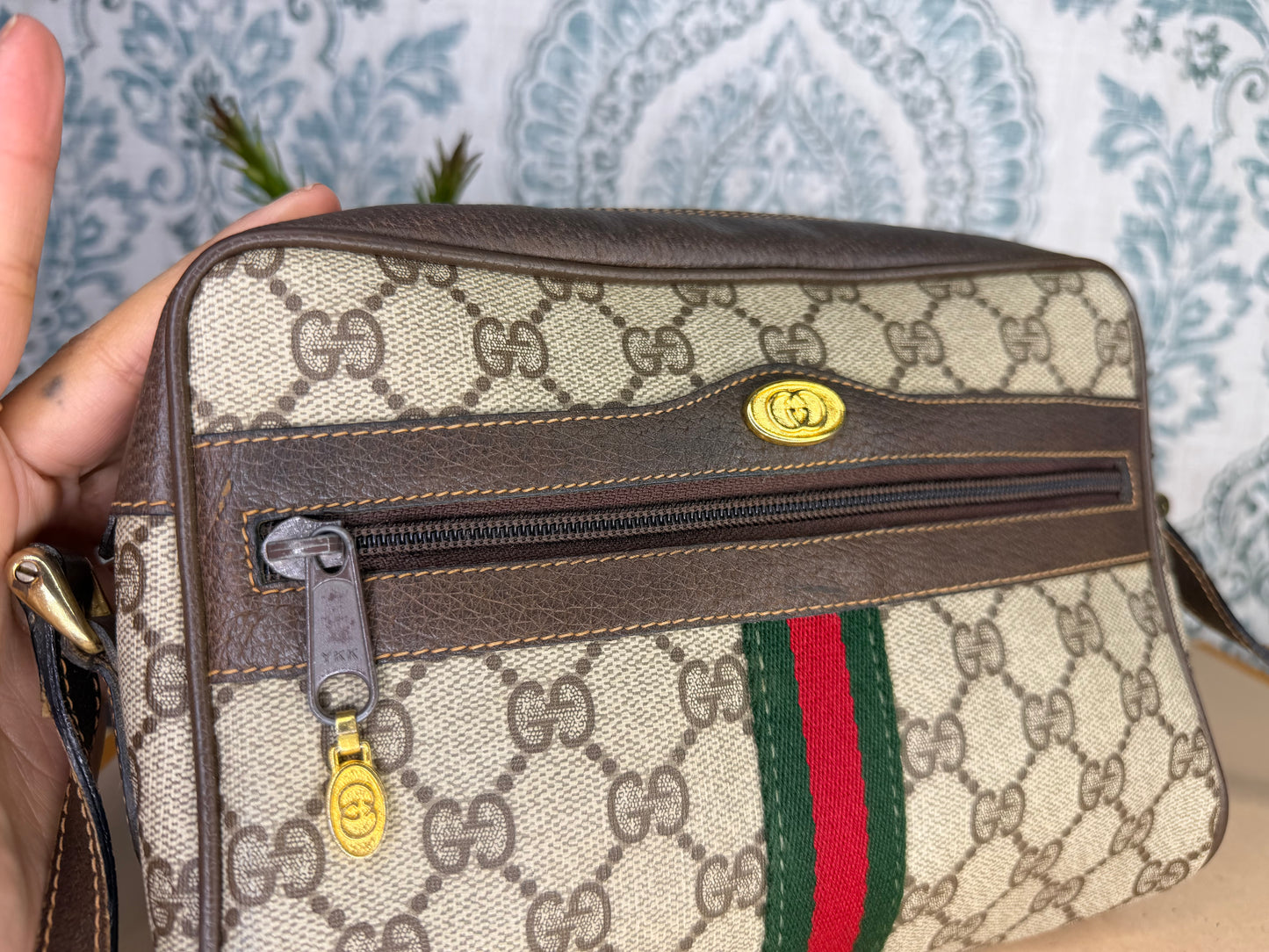 Gucci Vintage Supreme Sherry Line Purse