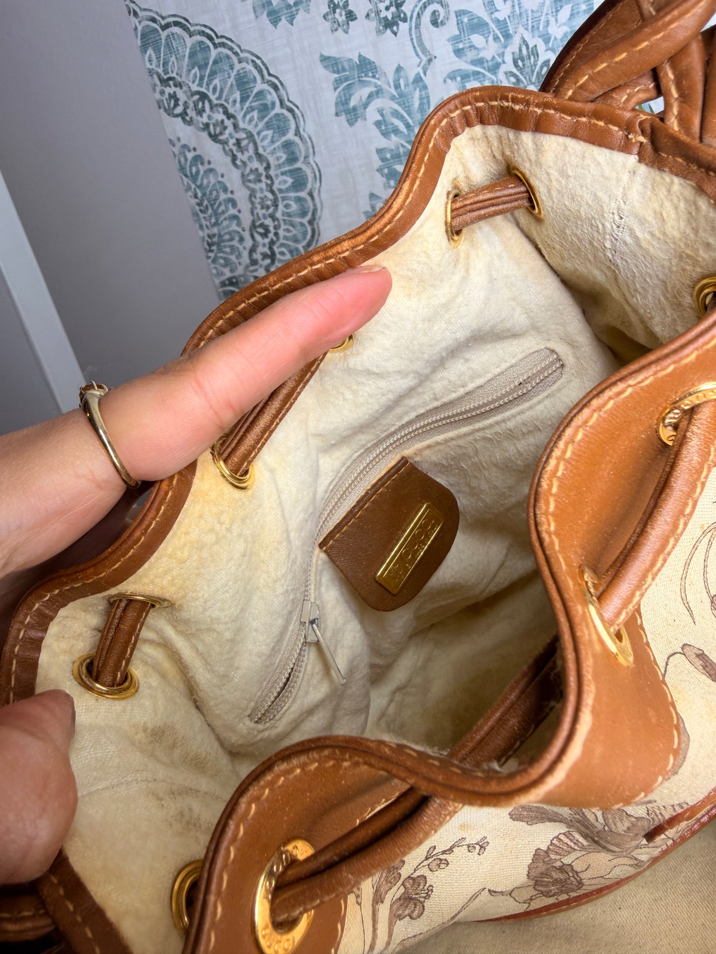 Gucci Floral Bucket Bag