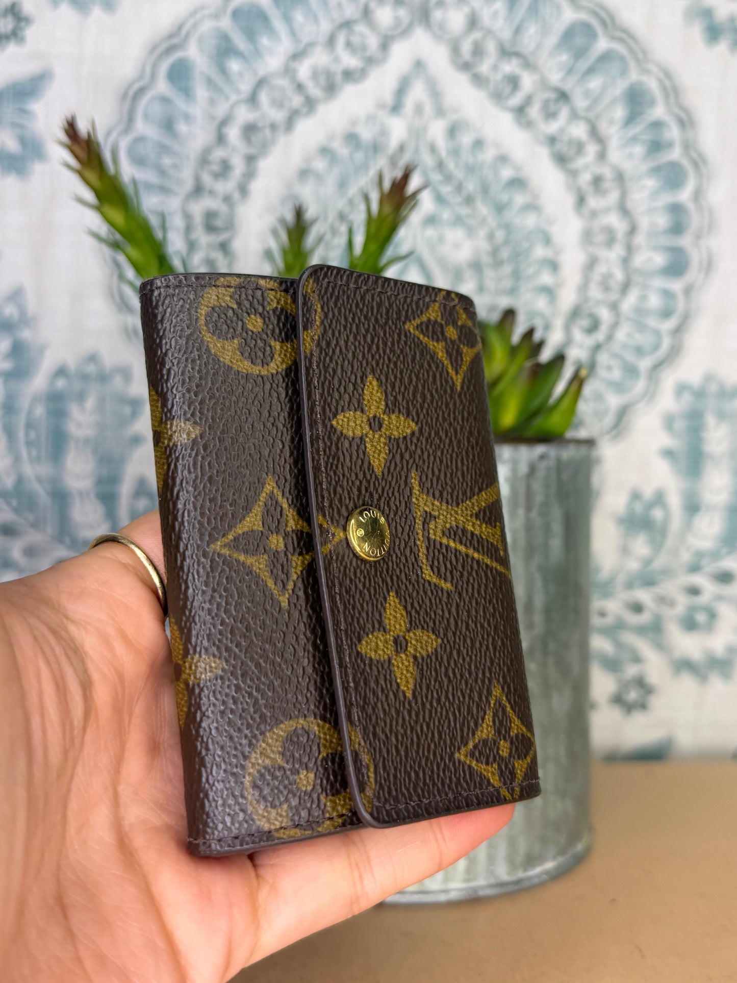 Louis Vuitton Porte Monnaie Plat Monogram Card Case #2