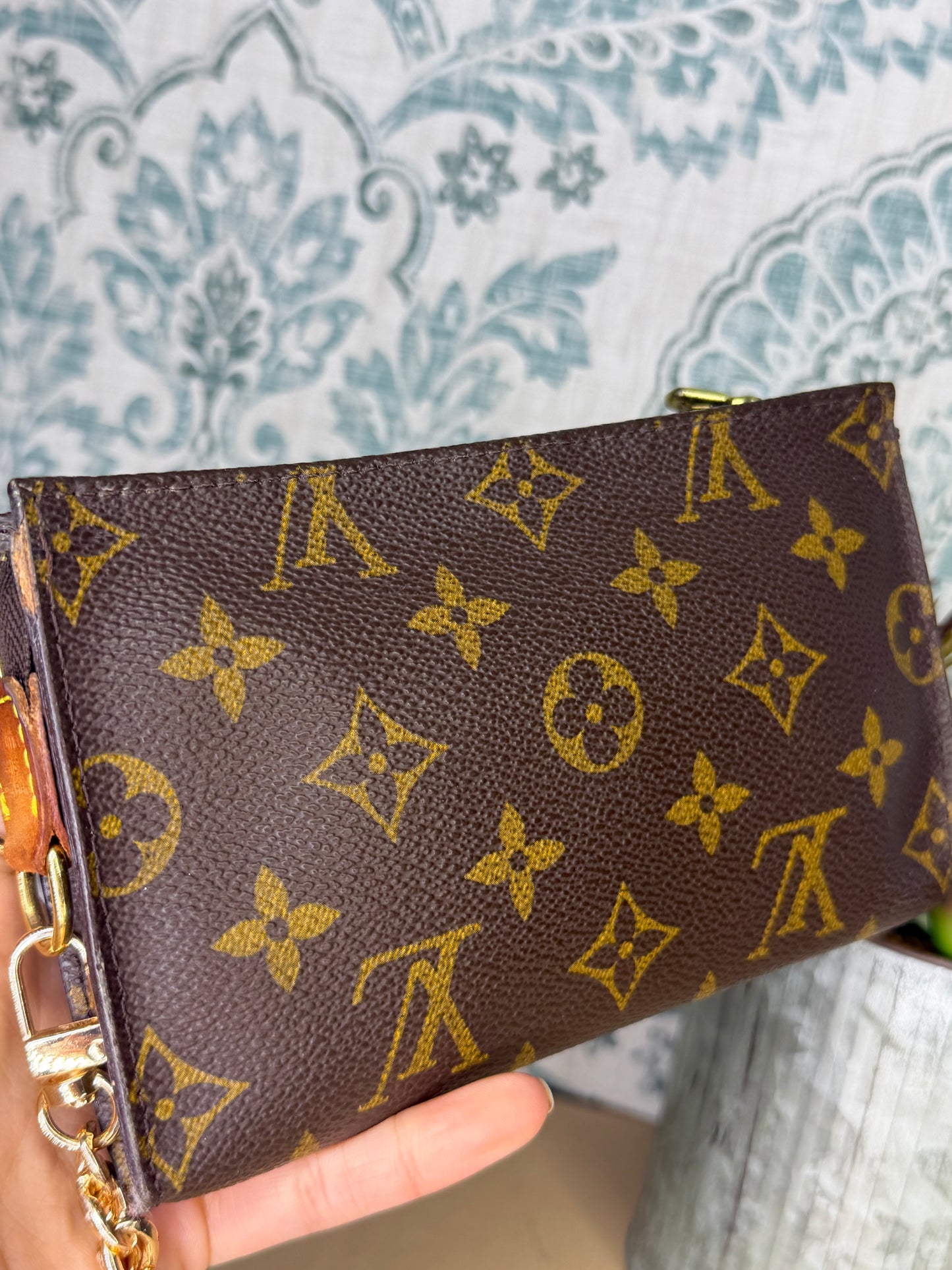 Louis Vuitton Monogram Bucket PM Pochette #4J