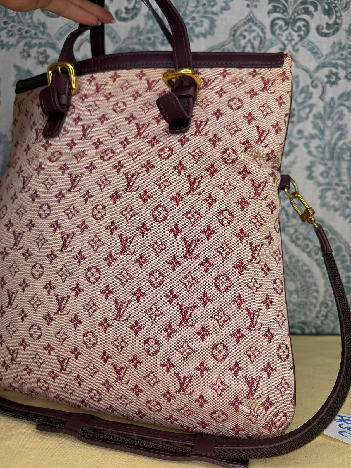 Louis Vuitton Francoise Cherry Mini Lin Shoulder Bag