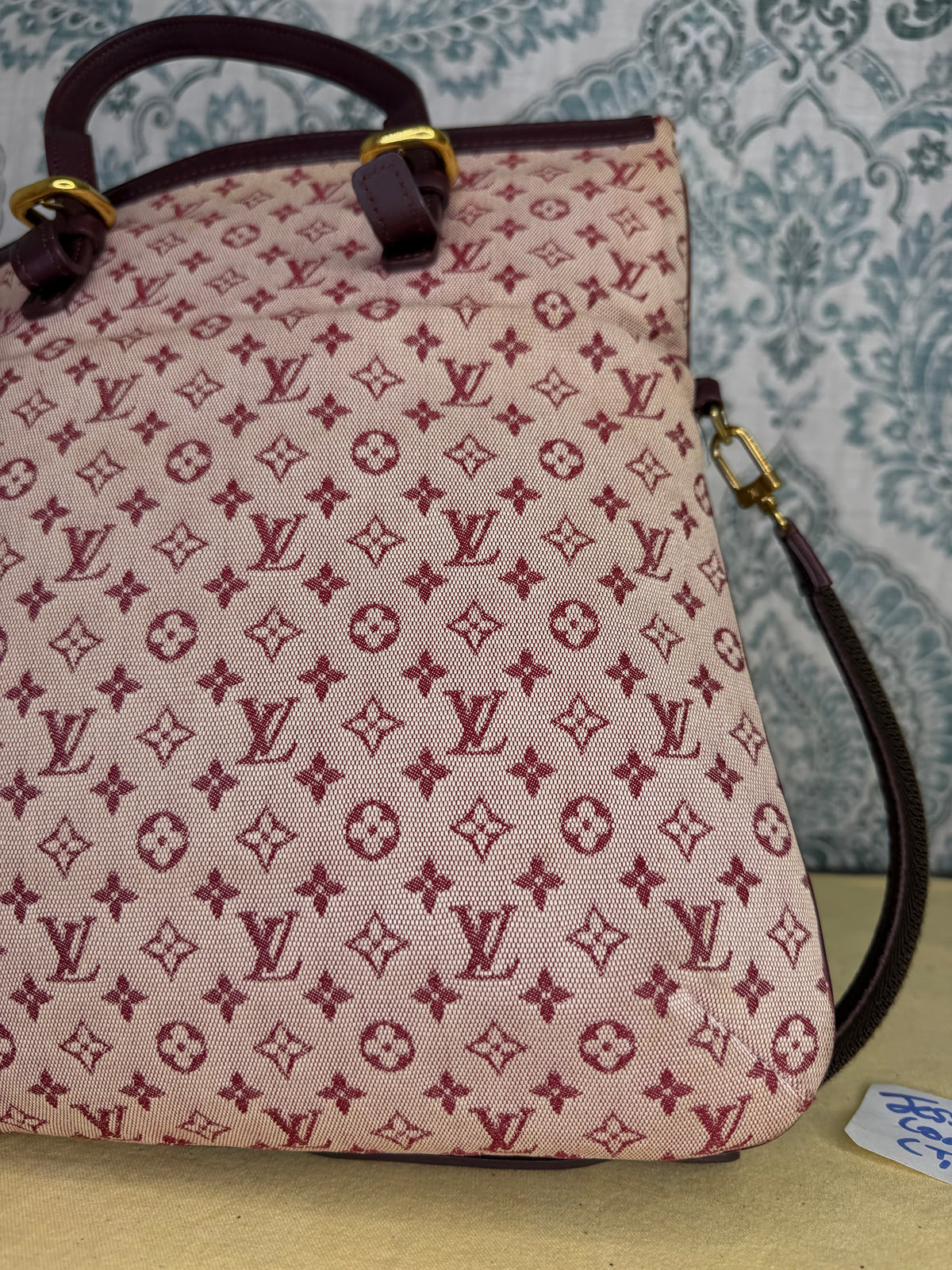 Louis Vuitton Francoise Cherry Mini Lin Shoulder Bag