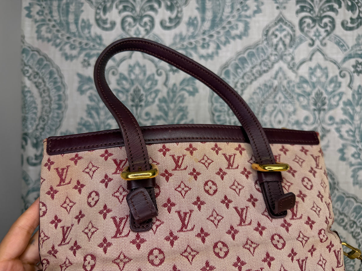 Louis Vuitton Francoise Cherry Mini Lin Shoulder Bag