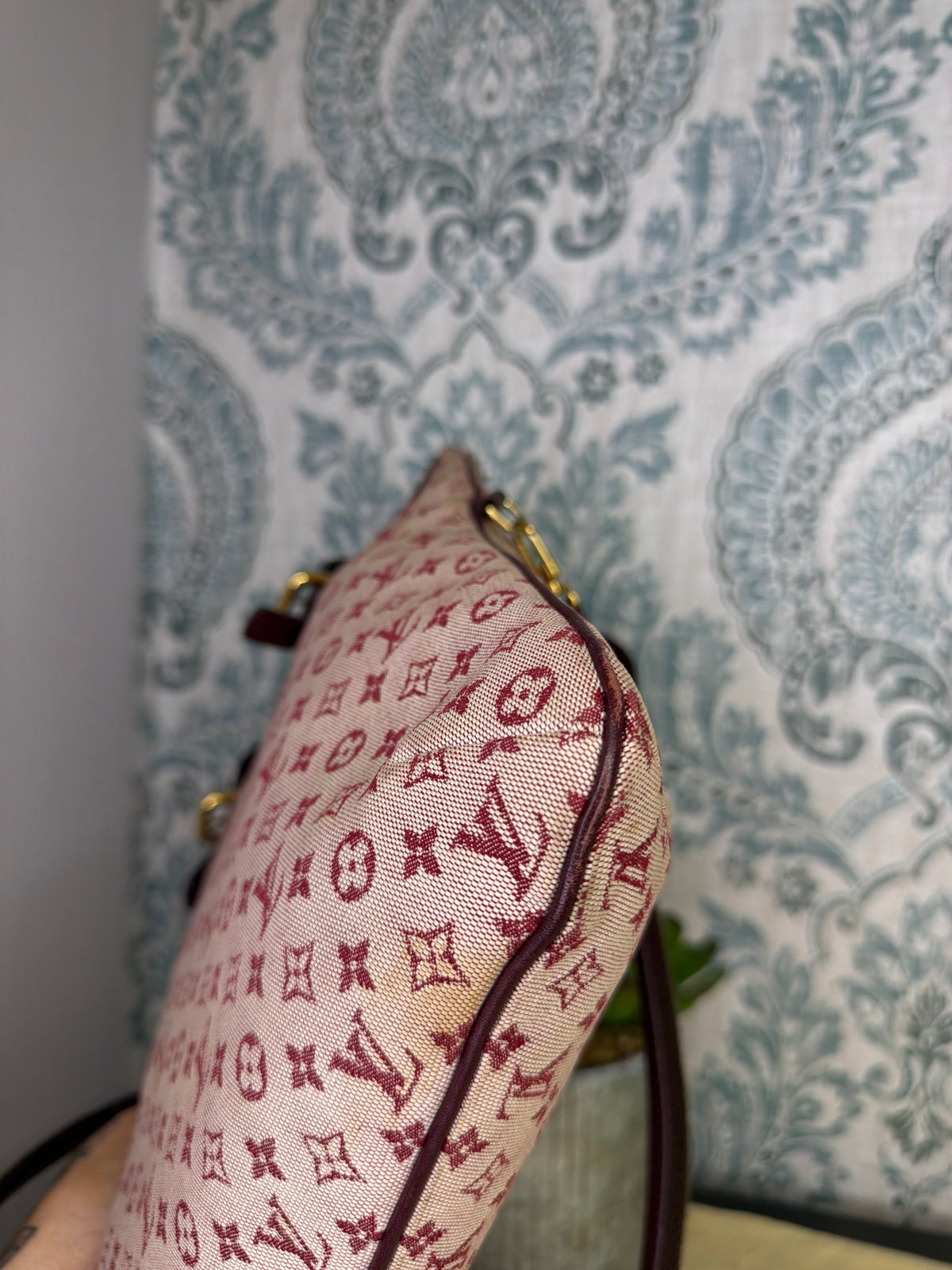 Louis Vuitton Francoise Cherry Mini Lin Shoulder Bag