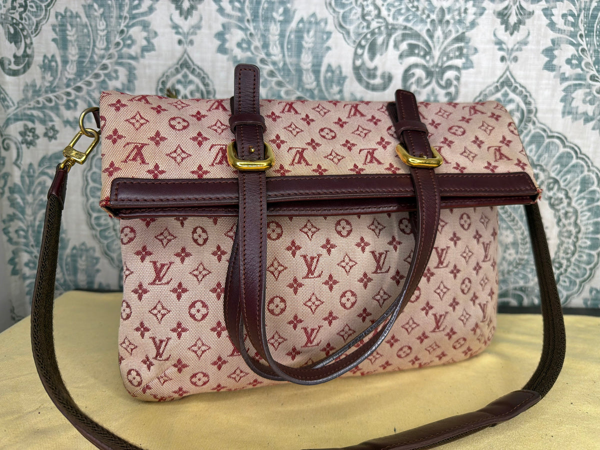 Louis Vuitton Francoise Cherry Mini Lin Shoulder Bag
