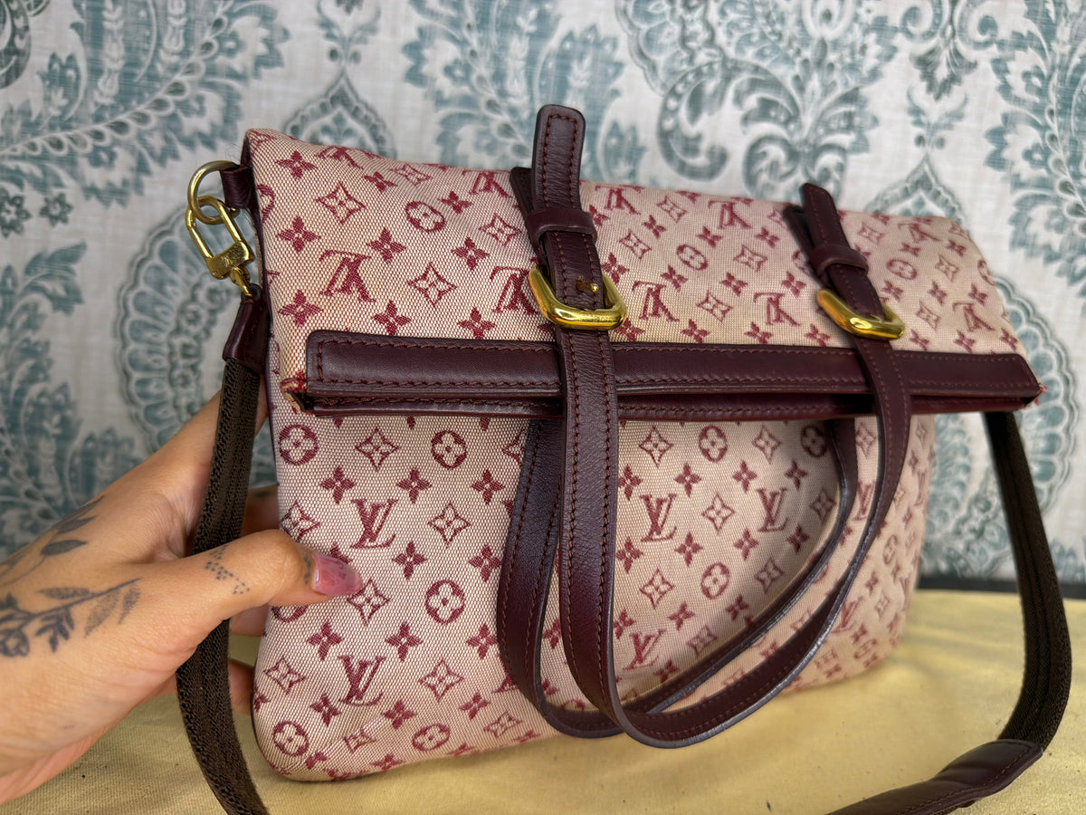 Louis Vuitton Francoise Cherry Mini Lin Shoulder Bag
