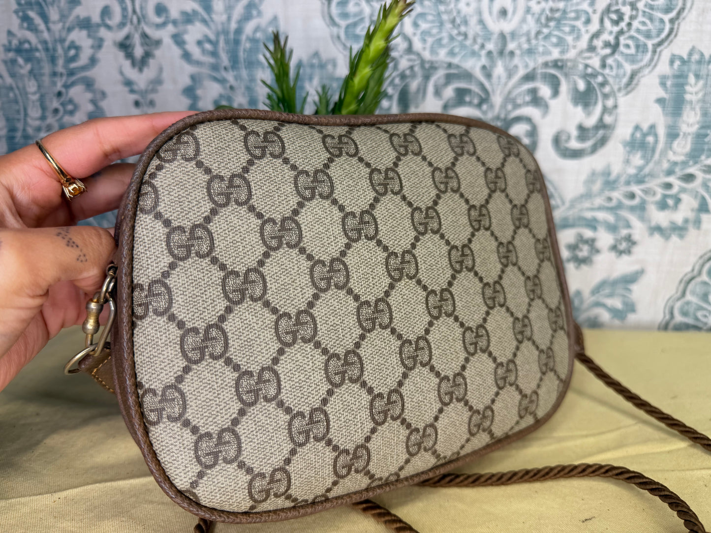 Gucci GG Supreme Horsebit Vintage Crossbody