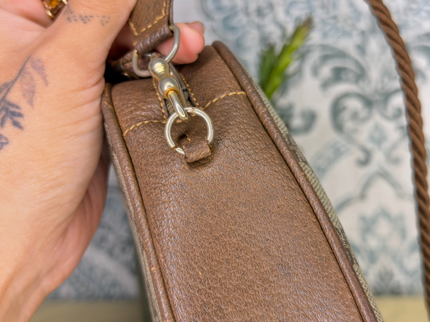 Gucci GG Supreme Horsebit Vintage Crossbody